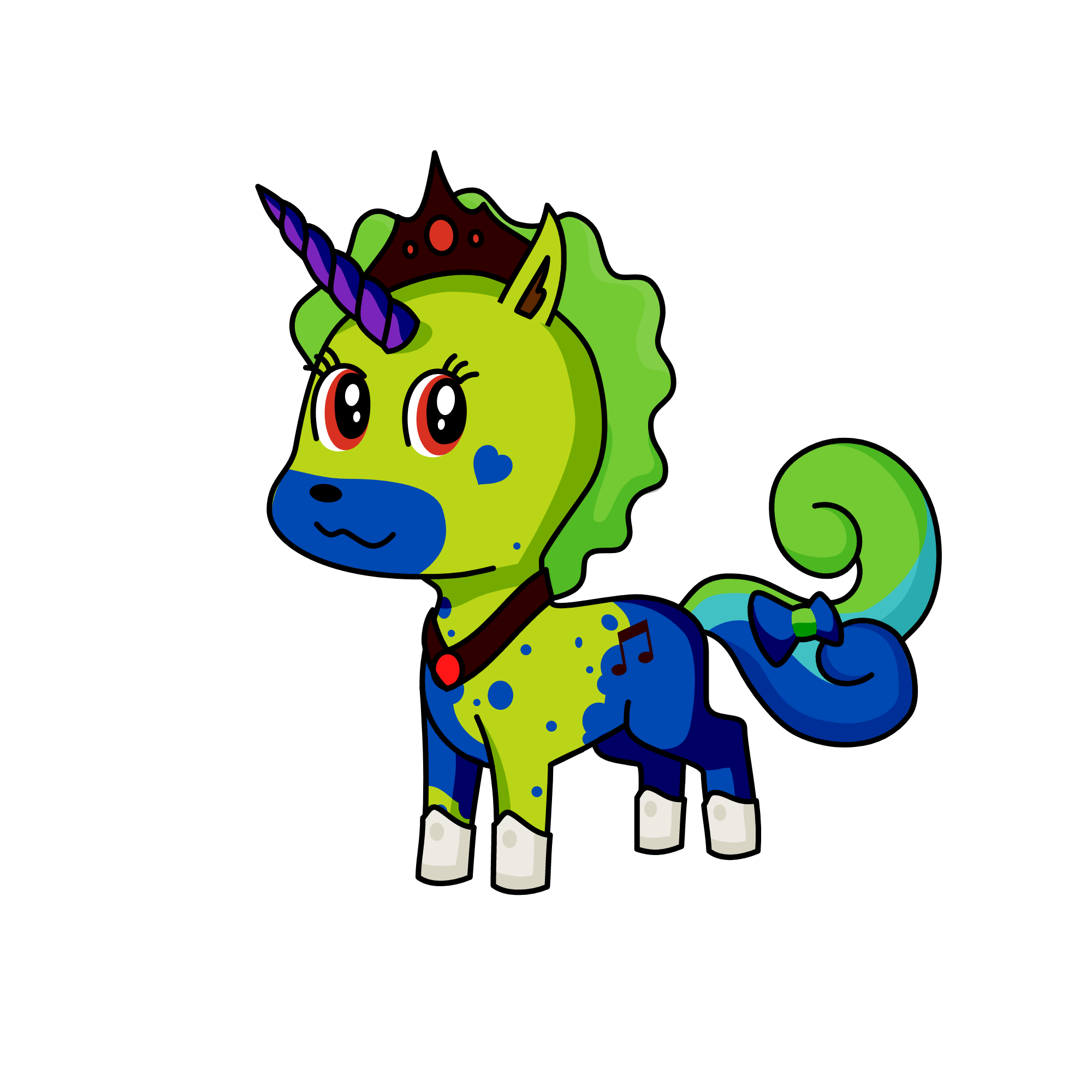minty, the unicorn