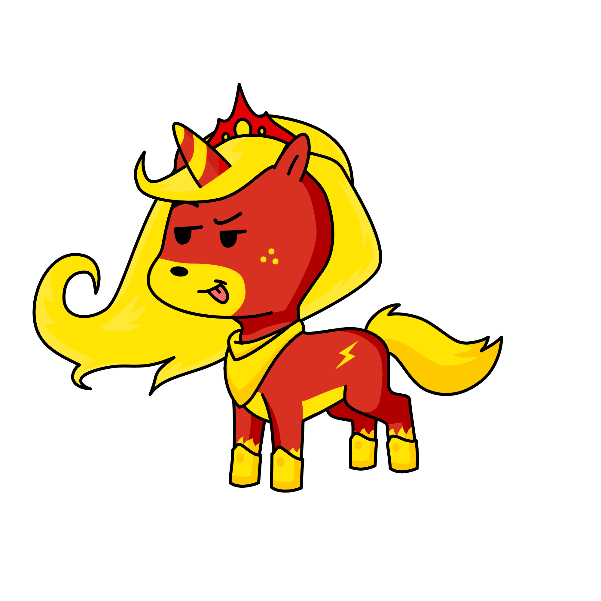 Flash, the unicorn