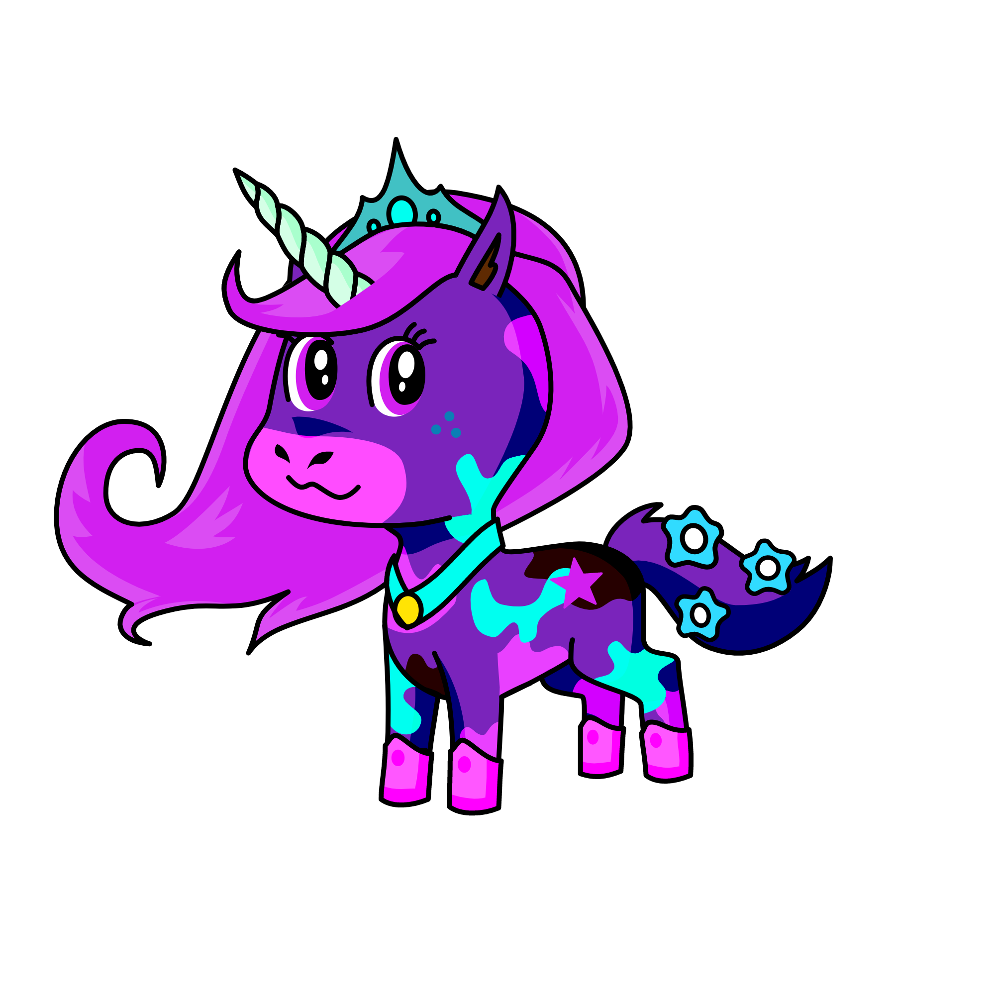 luna moon, the unicorn