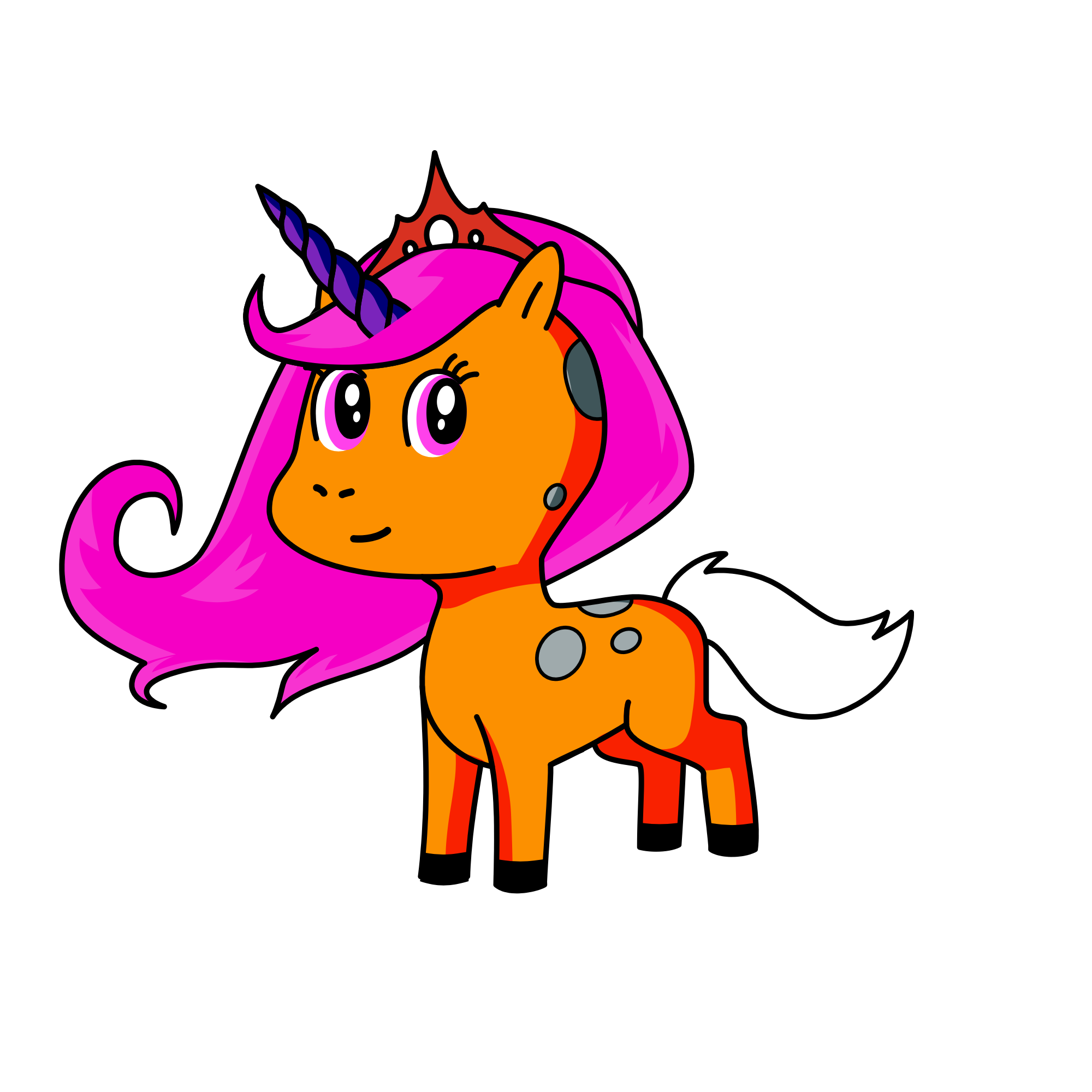 Princess Zoe , the unicorn