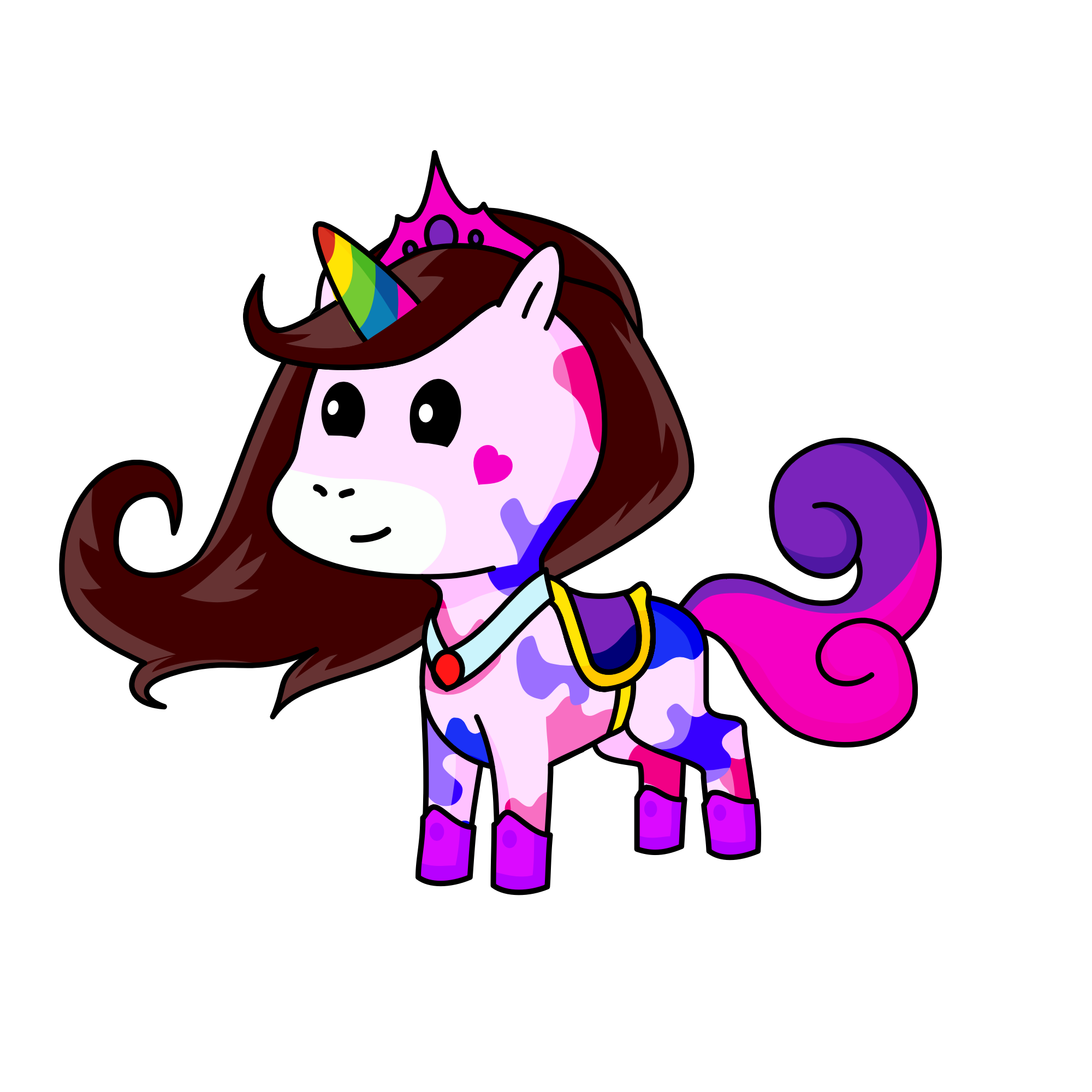 Princess love, the unicorn