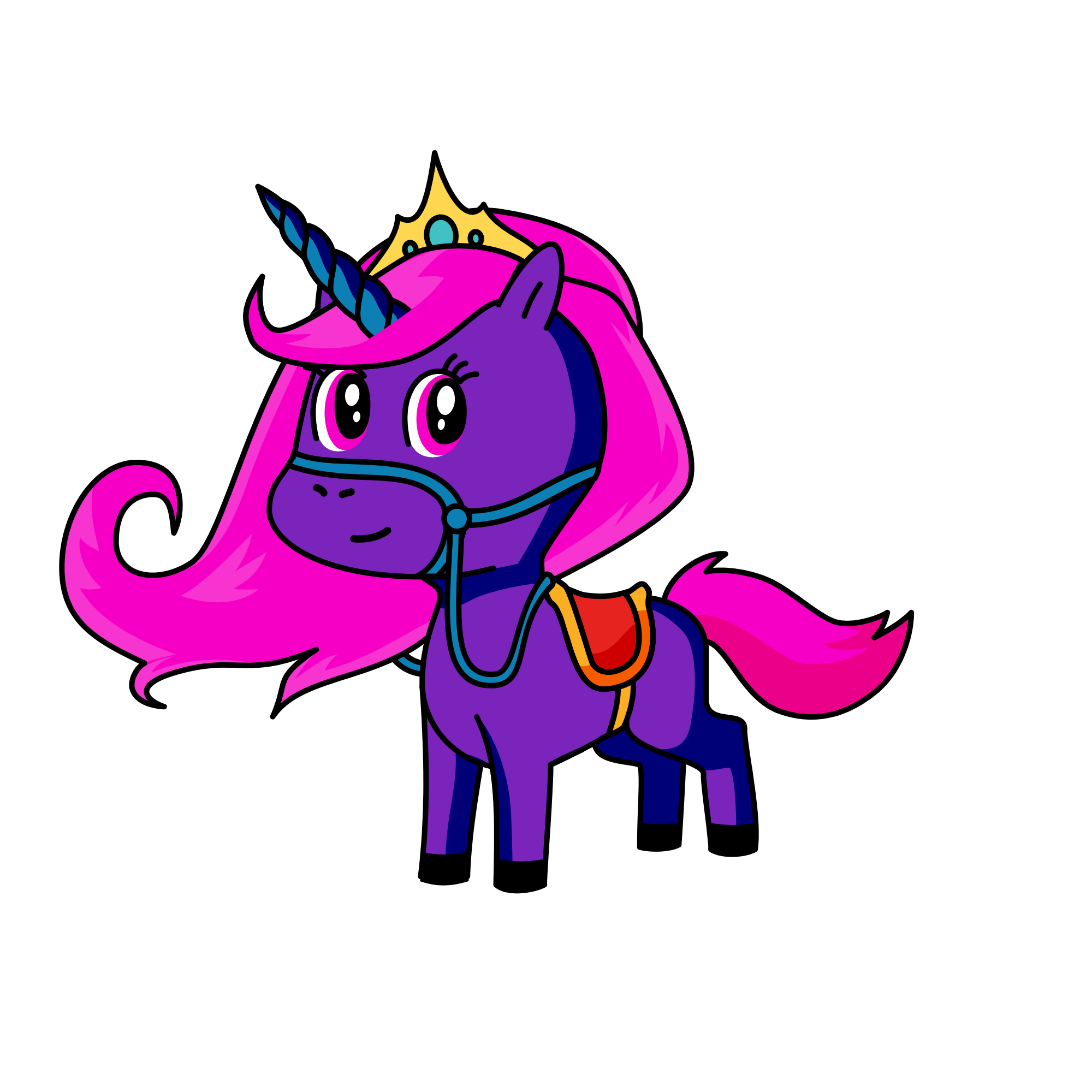 Princess gaurd, the unicorn