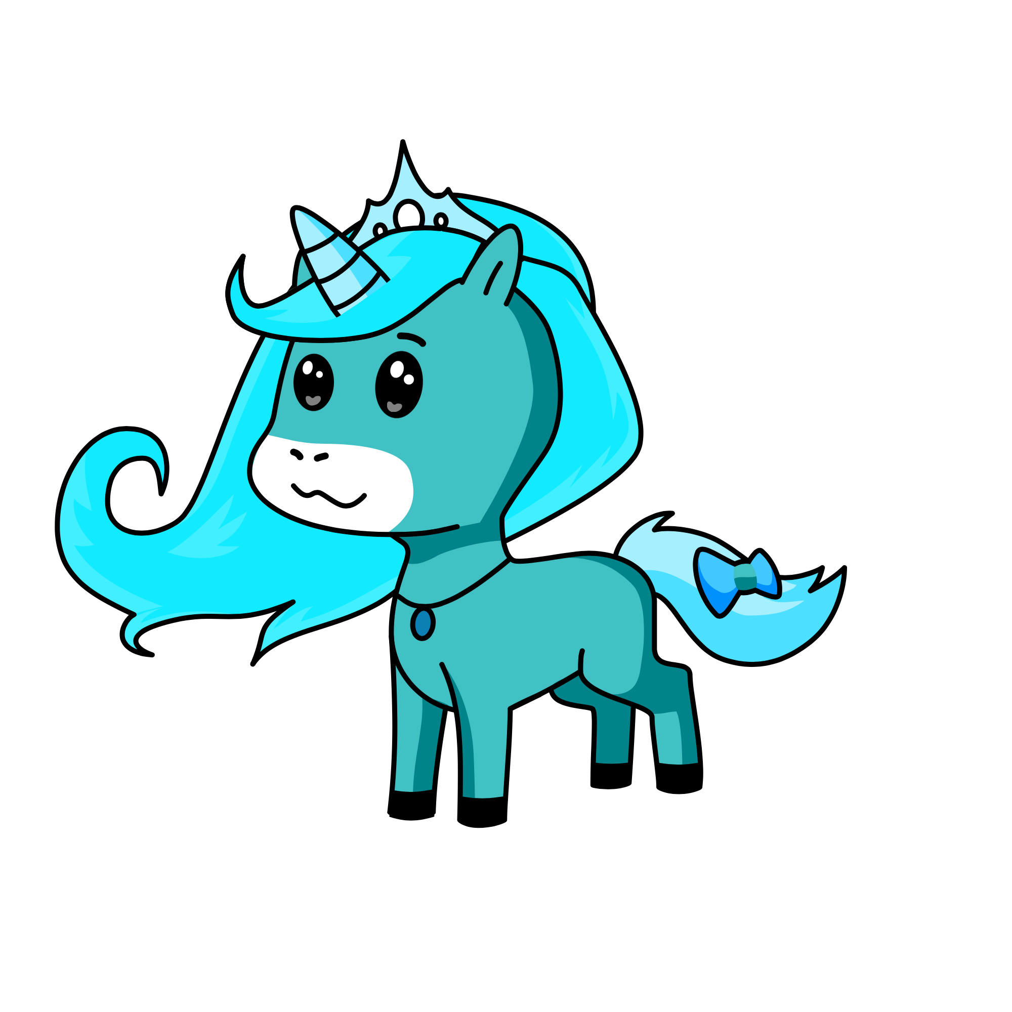 rose, the unicorn