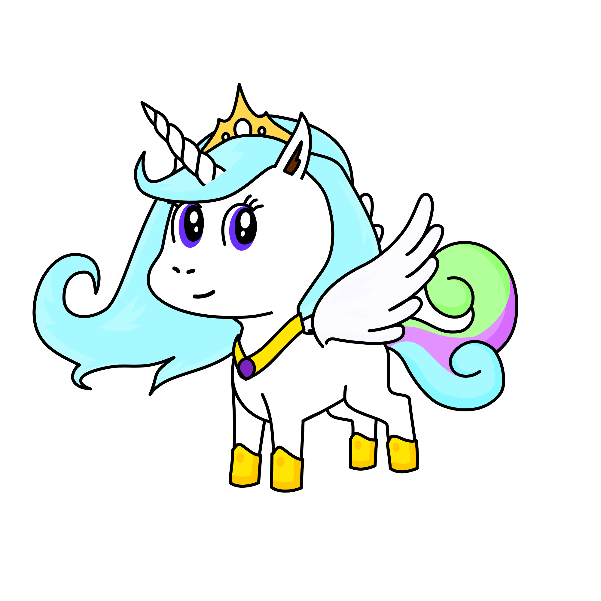 princess celestia, the unicorn