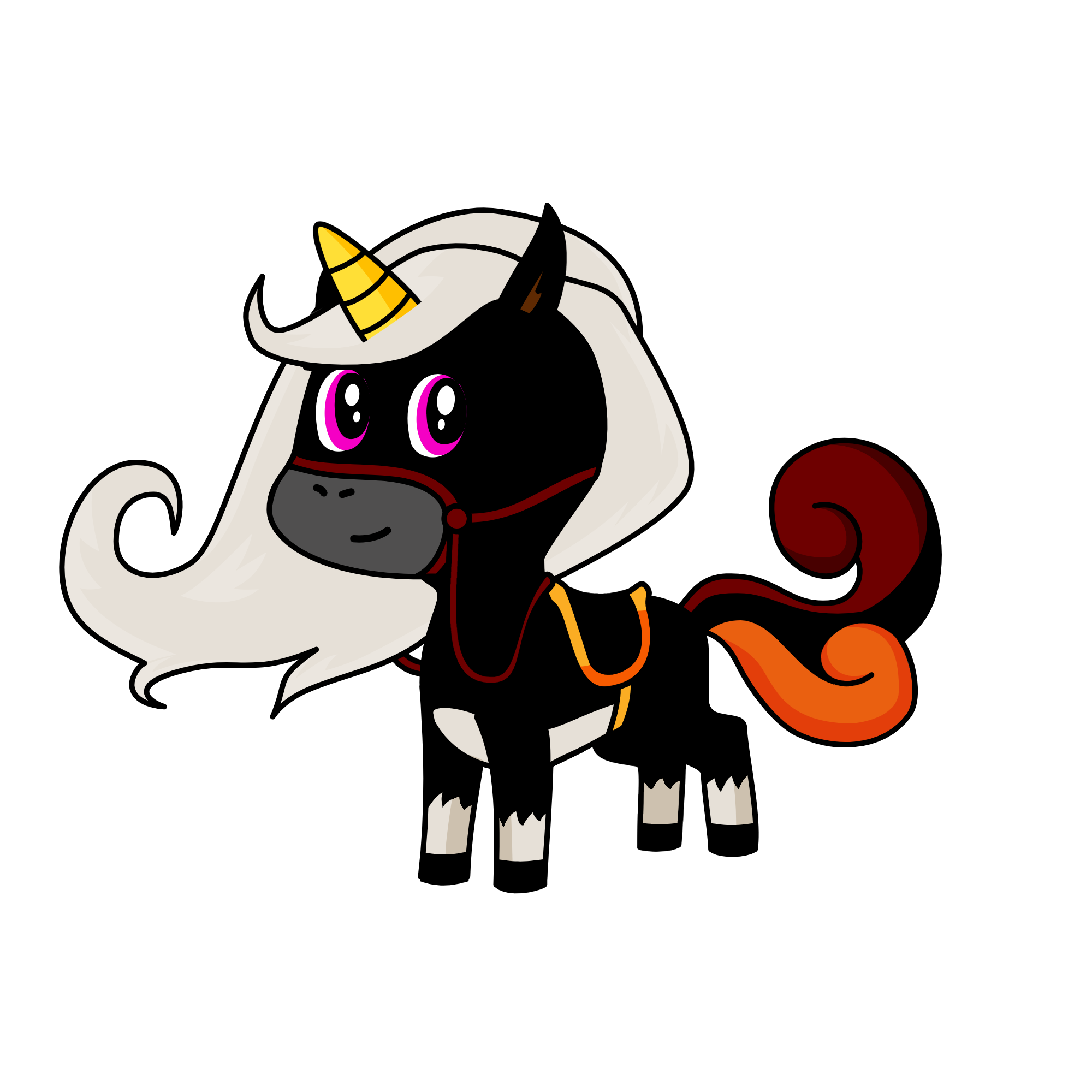 dark, the unicorn