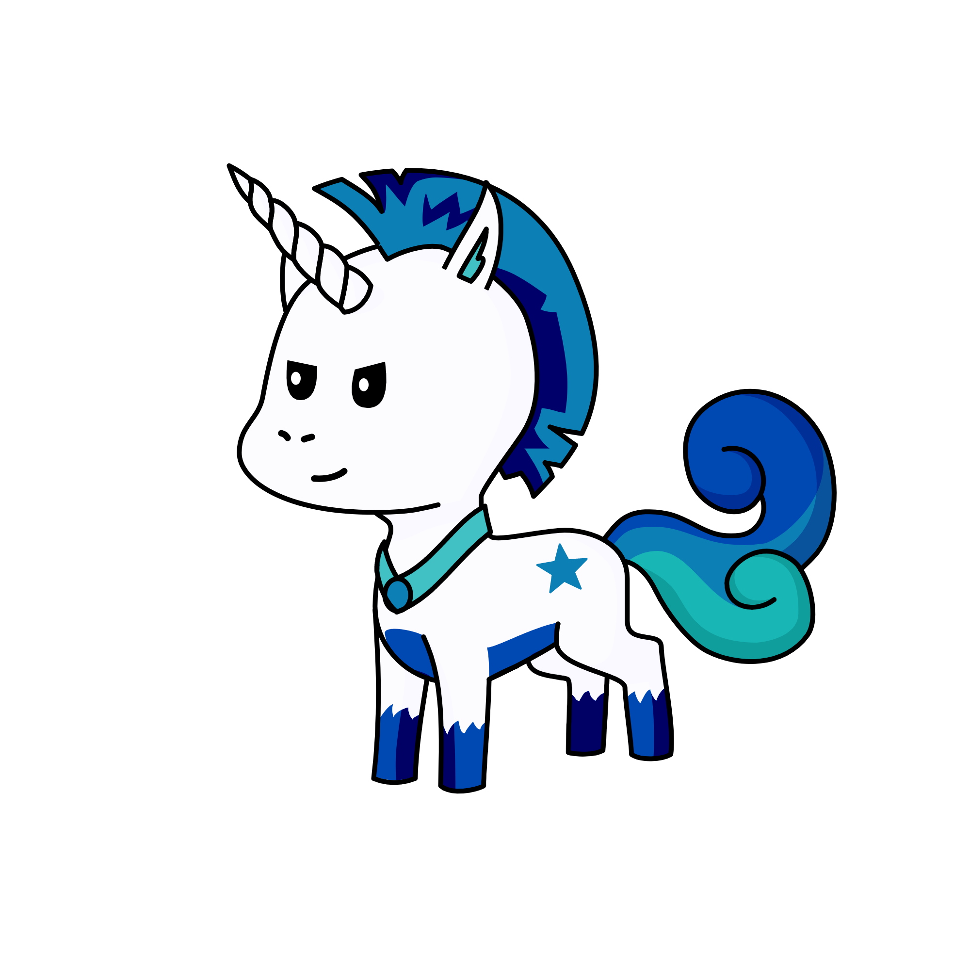 Prince shining armor, the unicorn