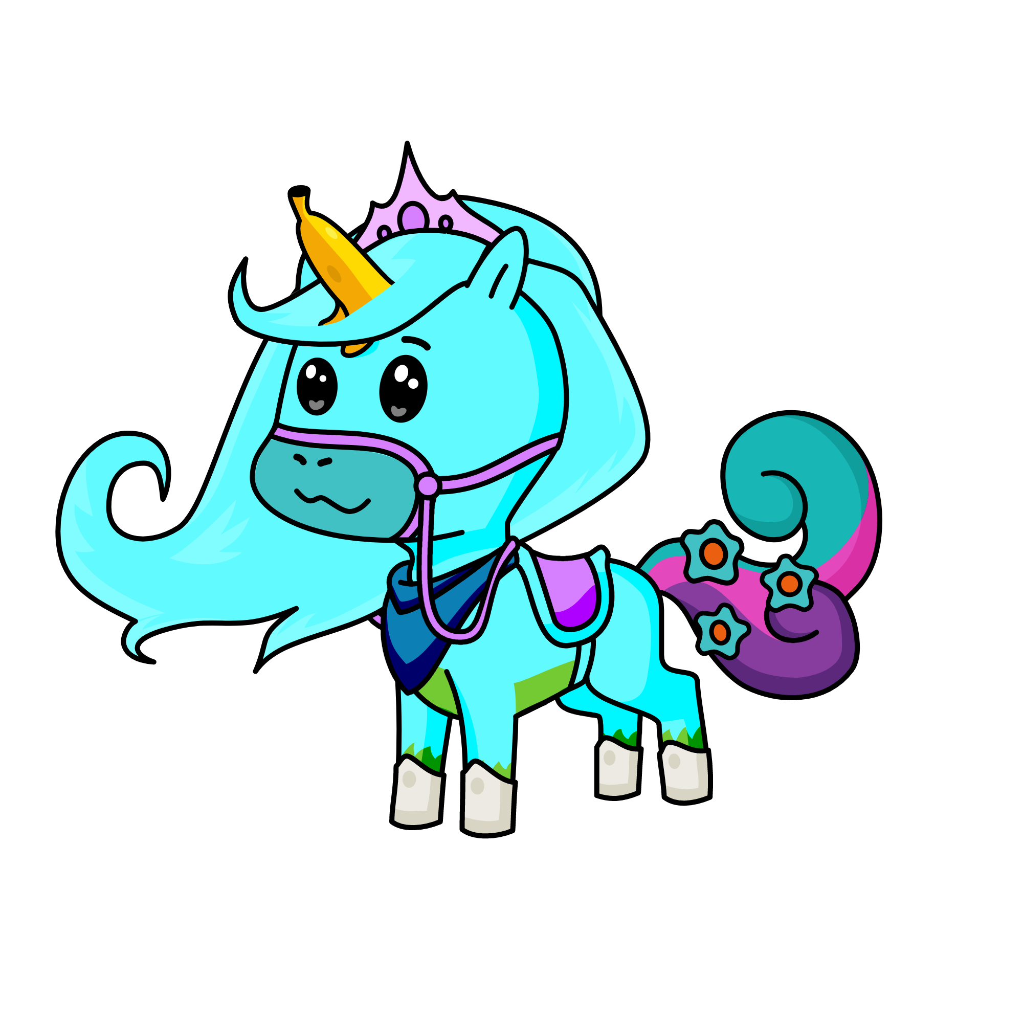 Icy, the unicorn