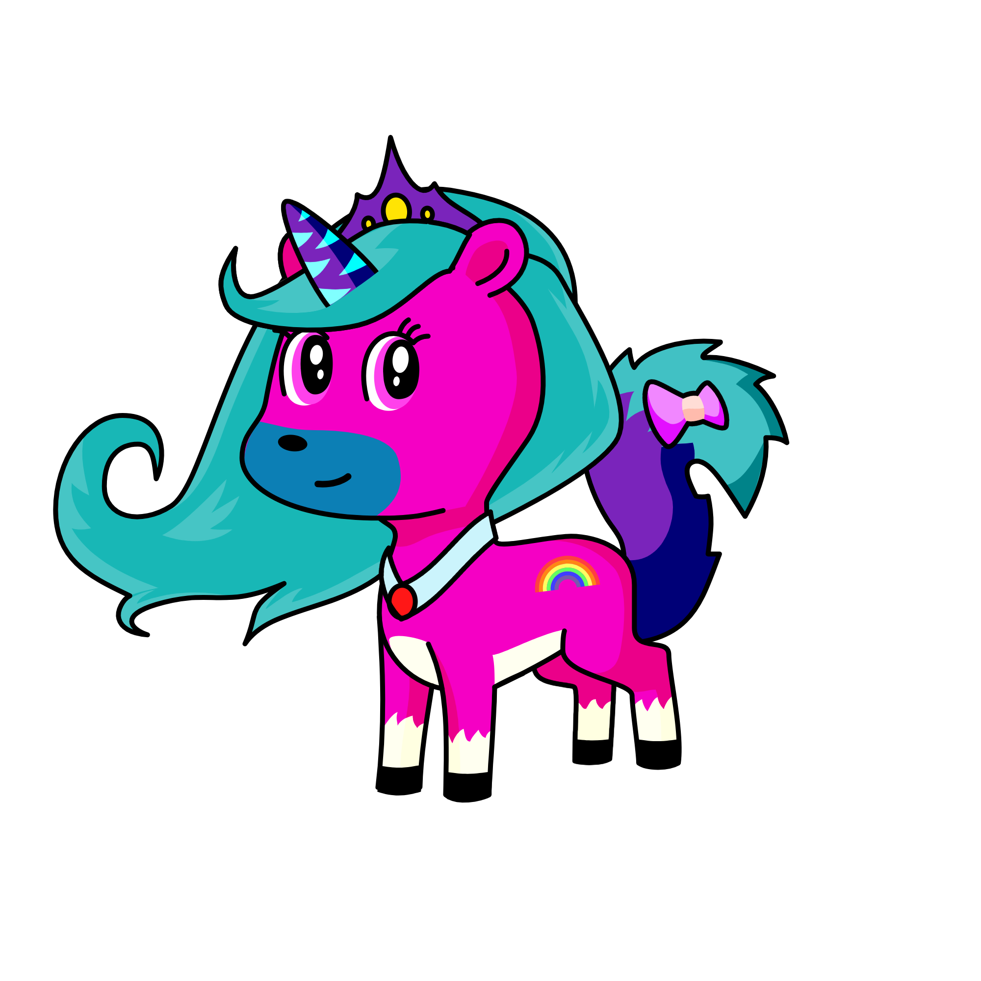 princess crystal, the unicorn