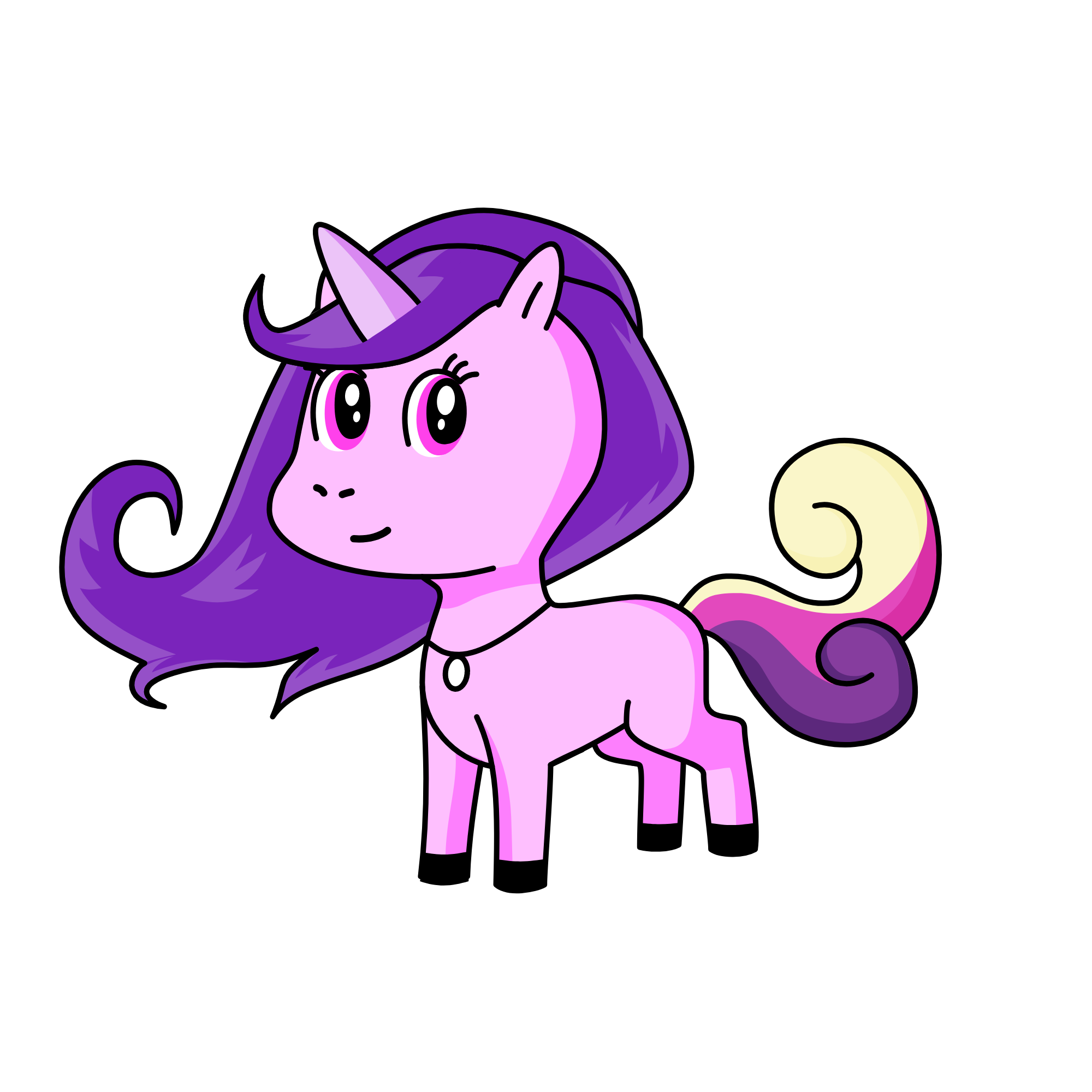 Pretty, the unicorn