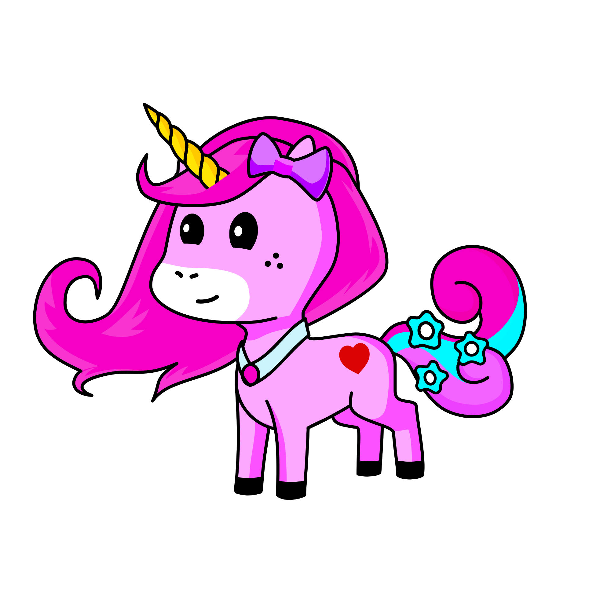 rose, the unicorn
