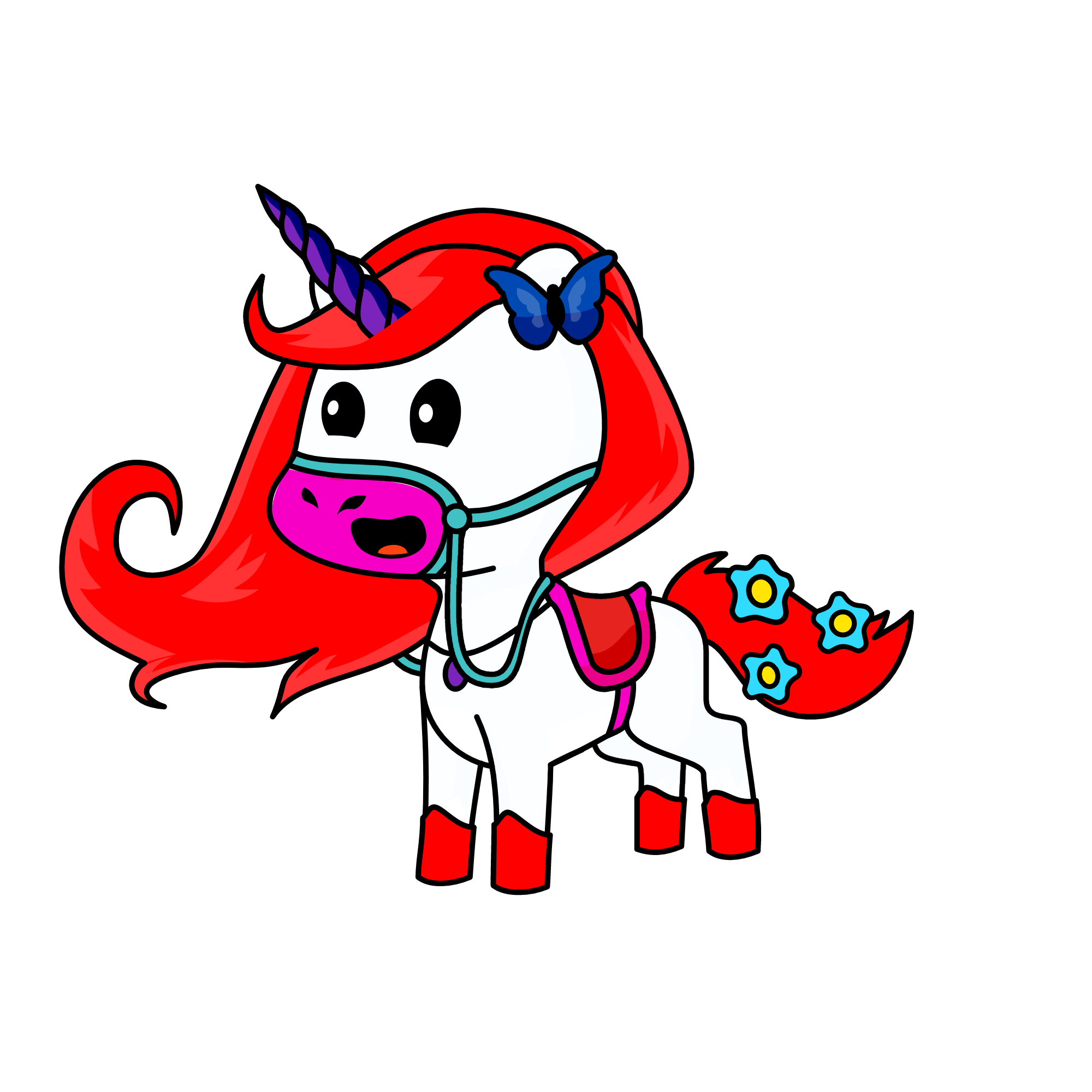 VALENTINE'S VELVET, the unicorn