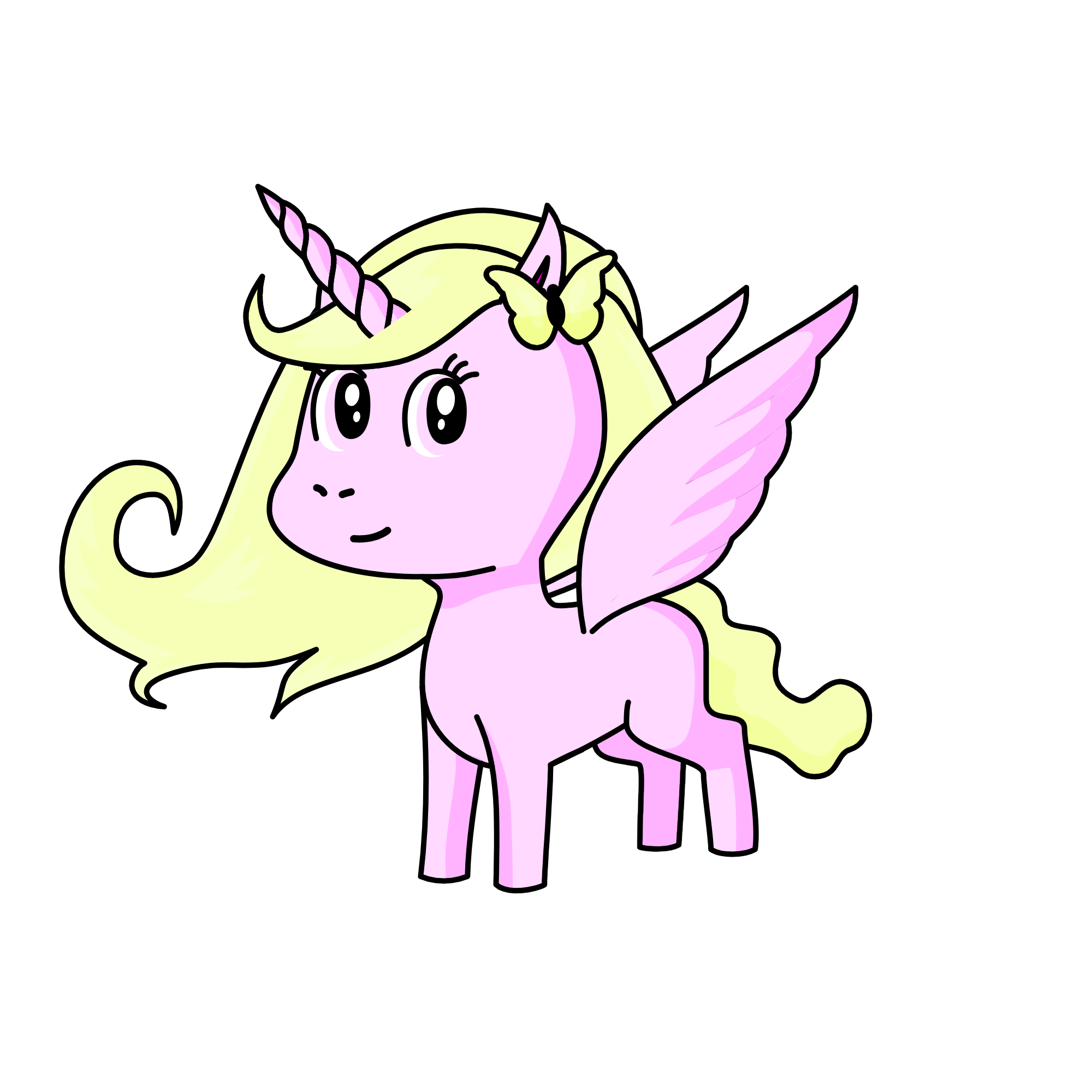 fluttershy, the unicorn