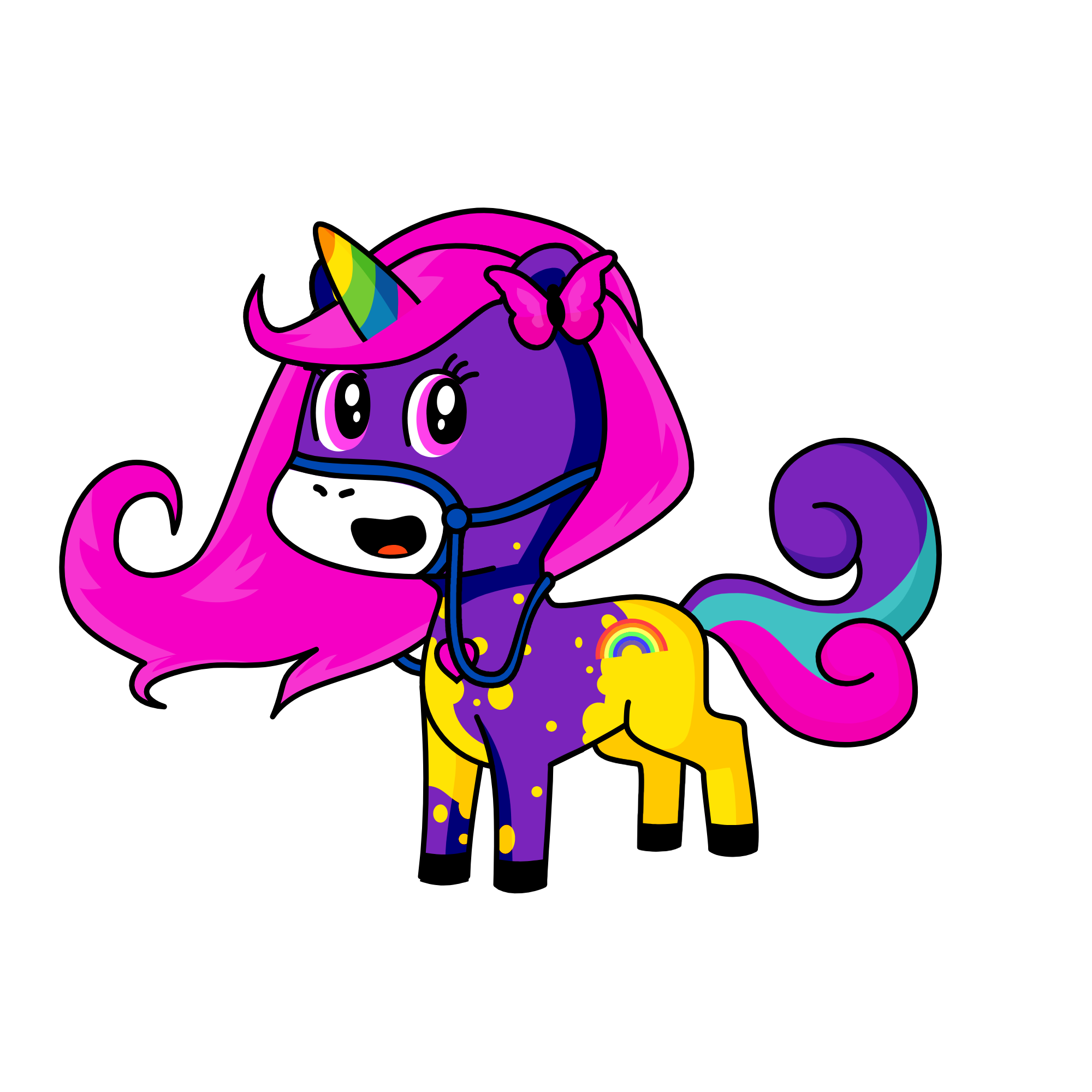 rainbow corn, the unicorn