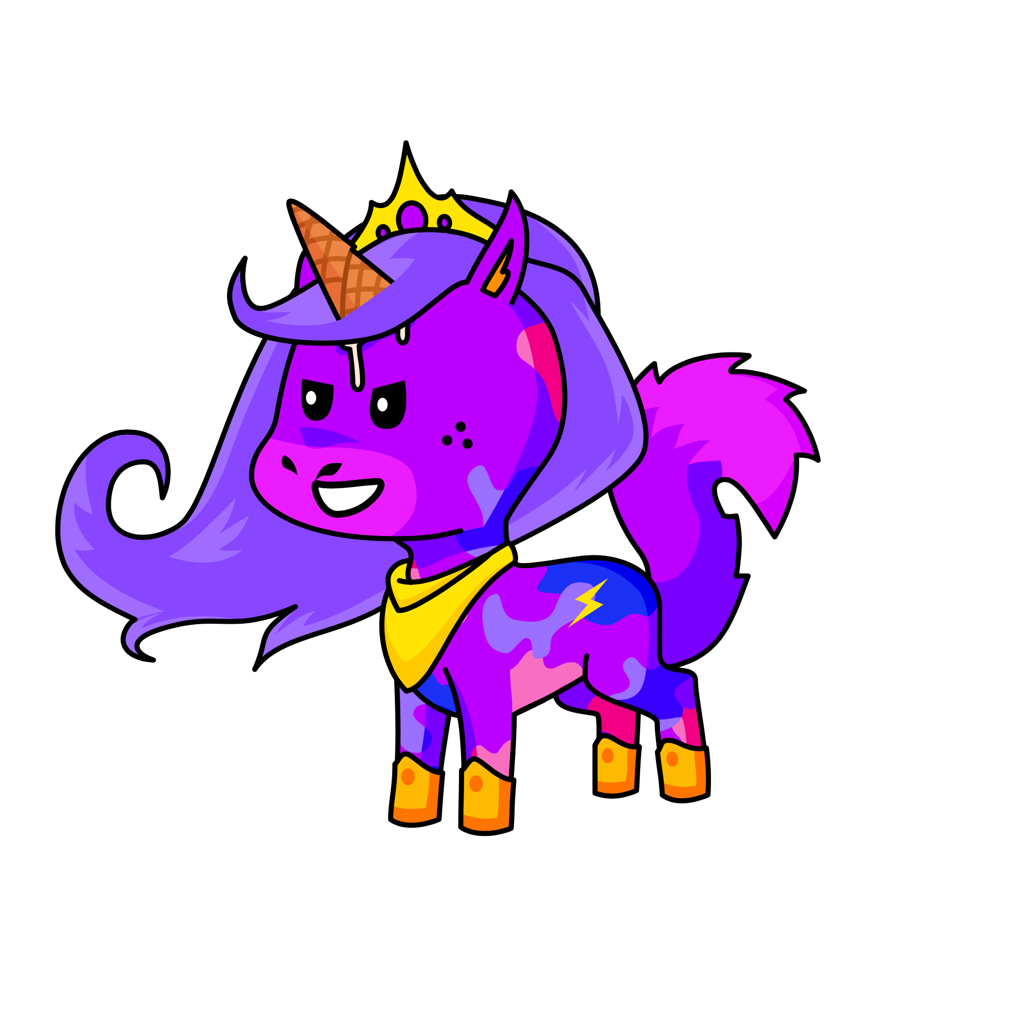 Racer , the unicorn