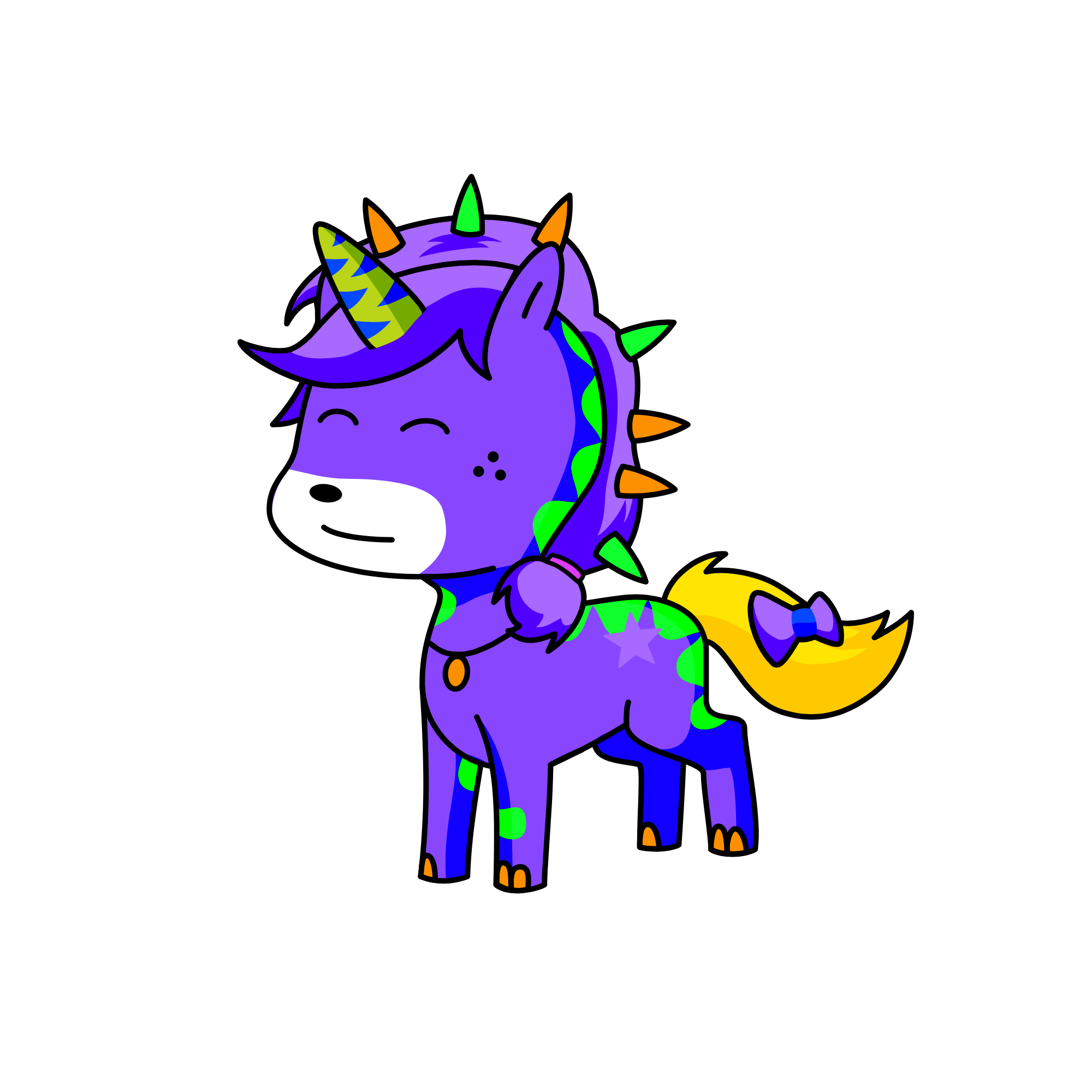 Stripes, the unicorn