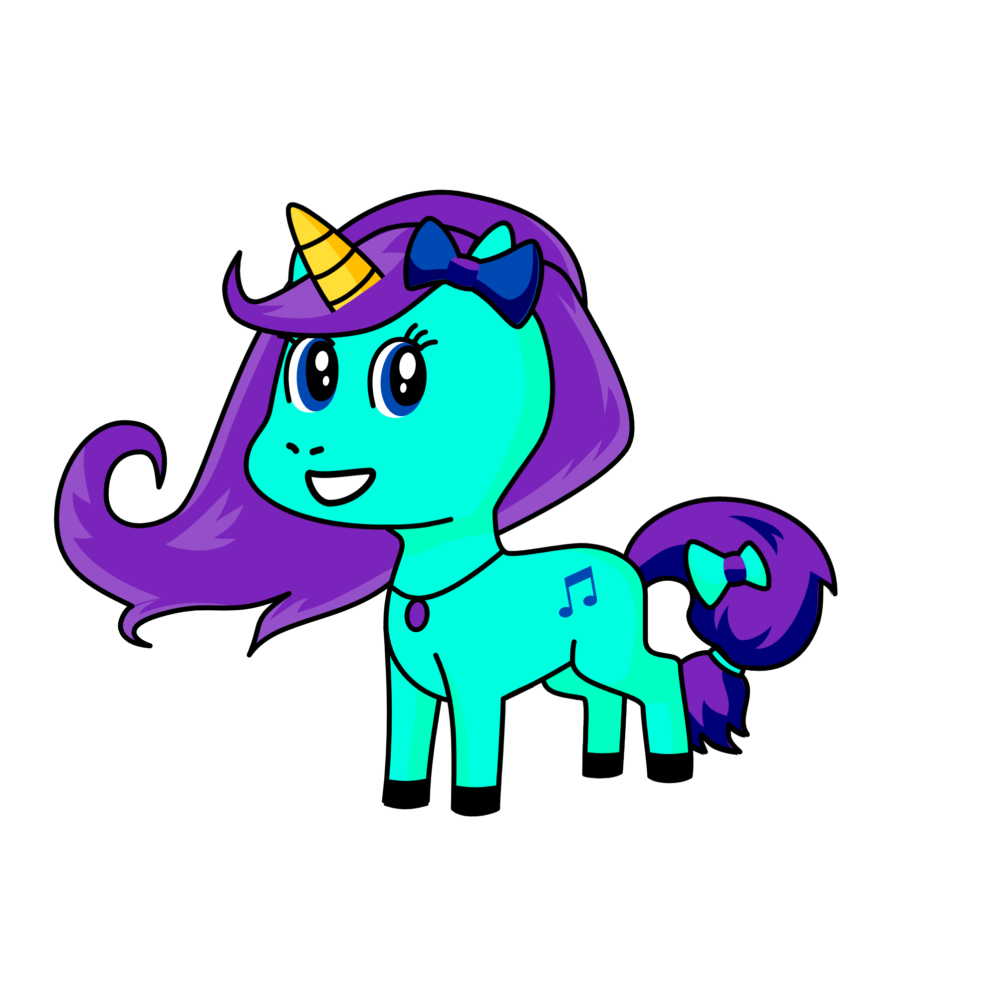 sandy, the unicorn