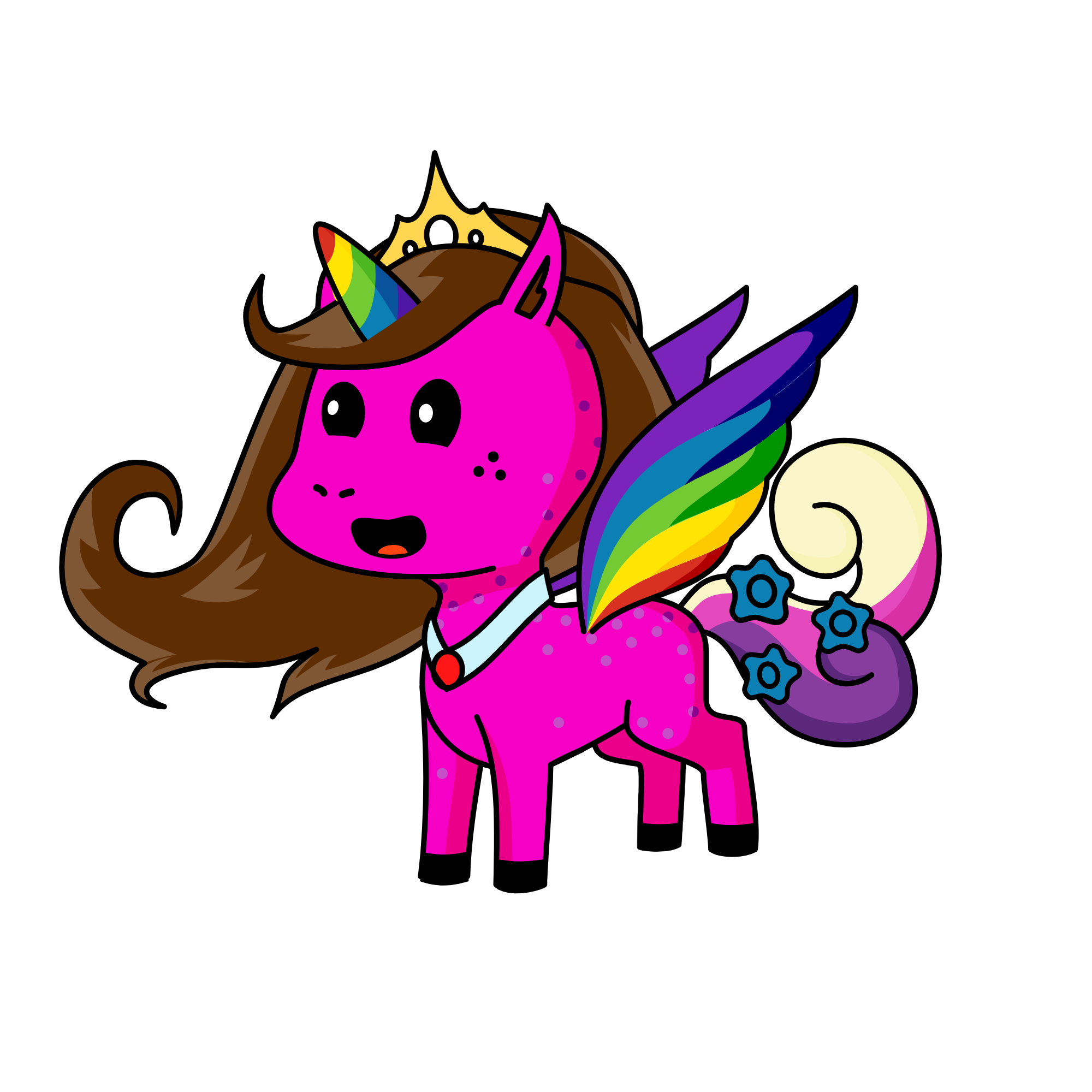 Princess Rainbow Thunder, the unicorn