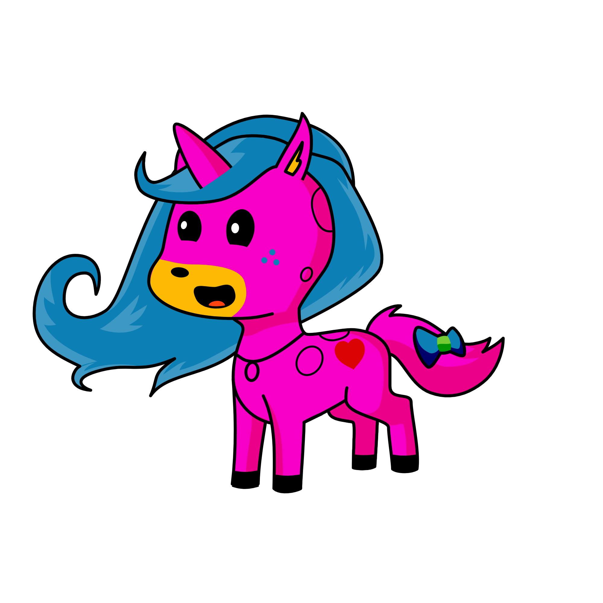 You can't copy >:(, the unicorn