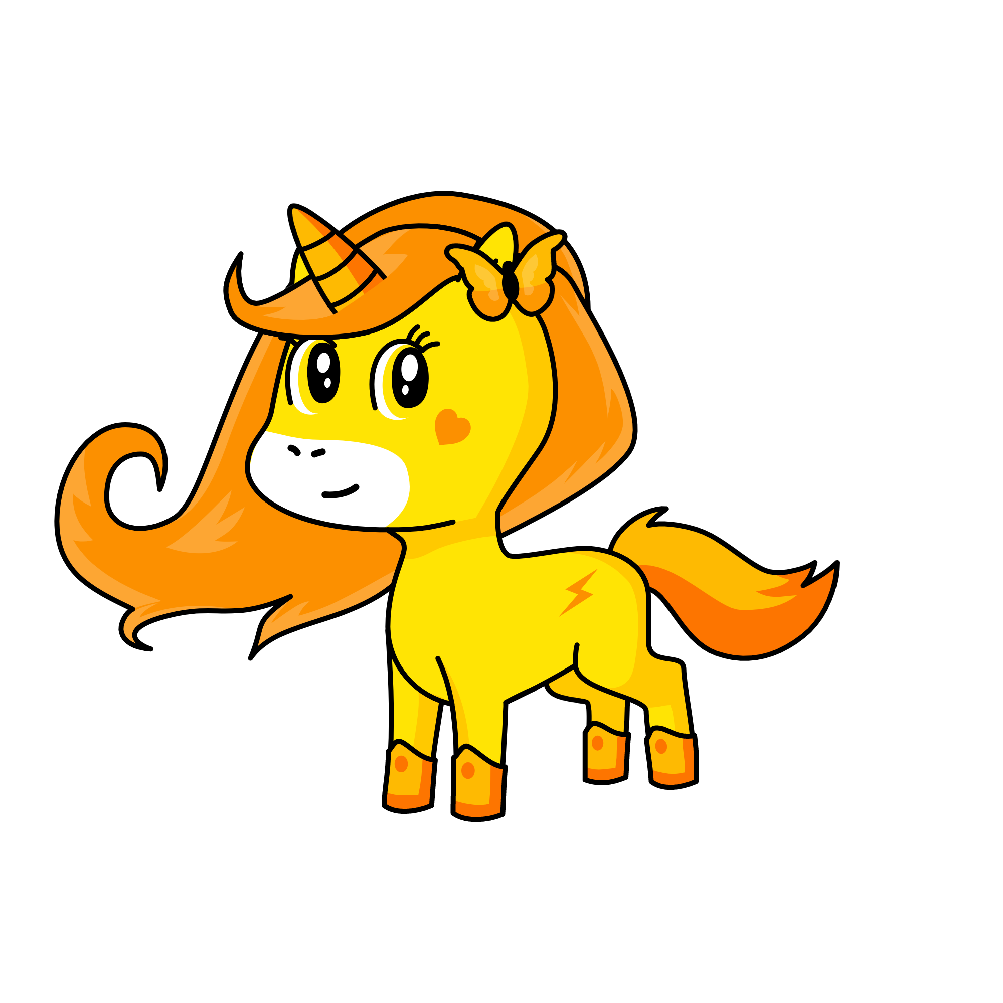sunflower, the unicorn