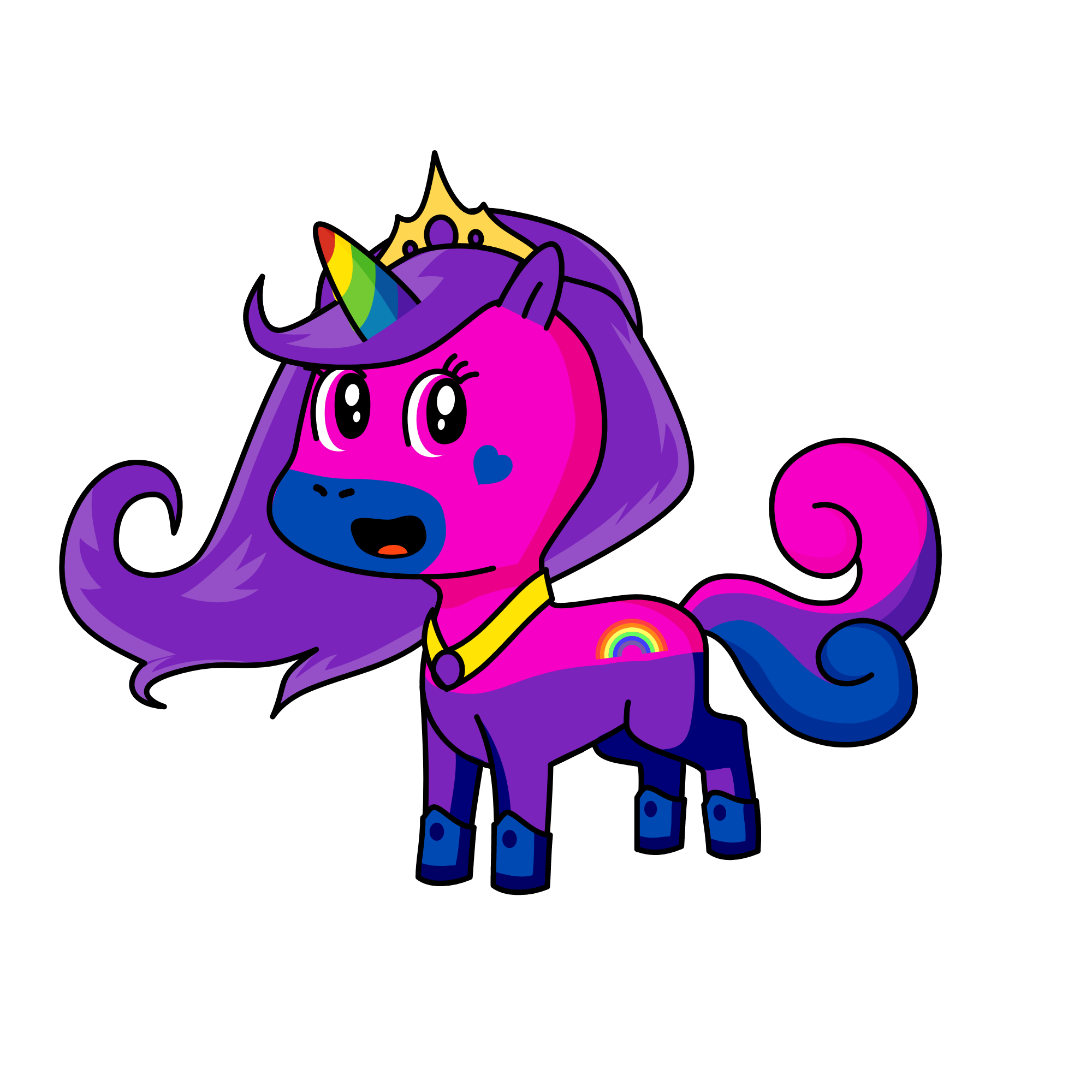 Midnight, the unicorn
