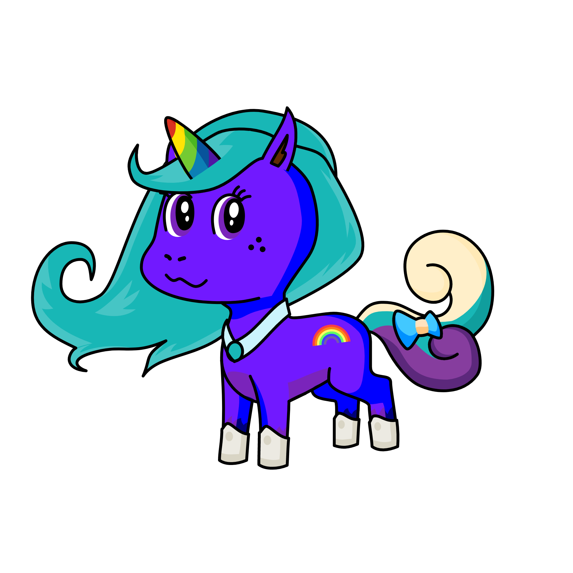 color, the unicorn