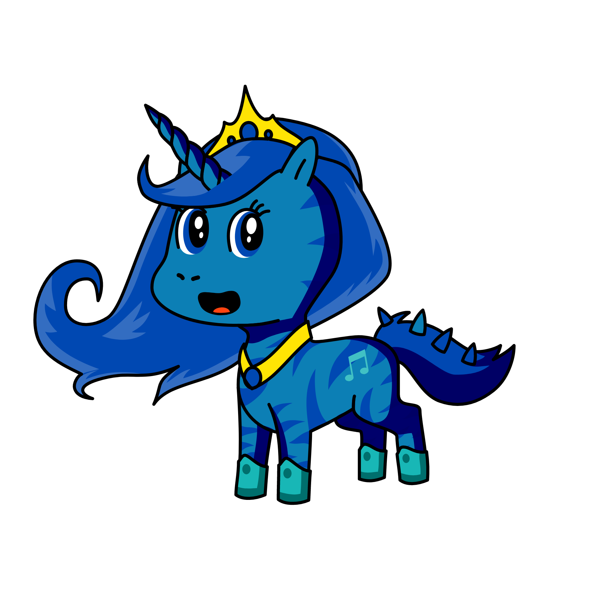 Iccy, the unicorn
