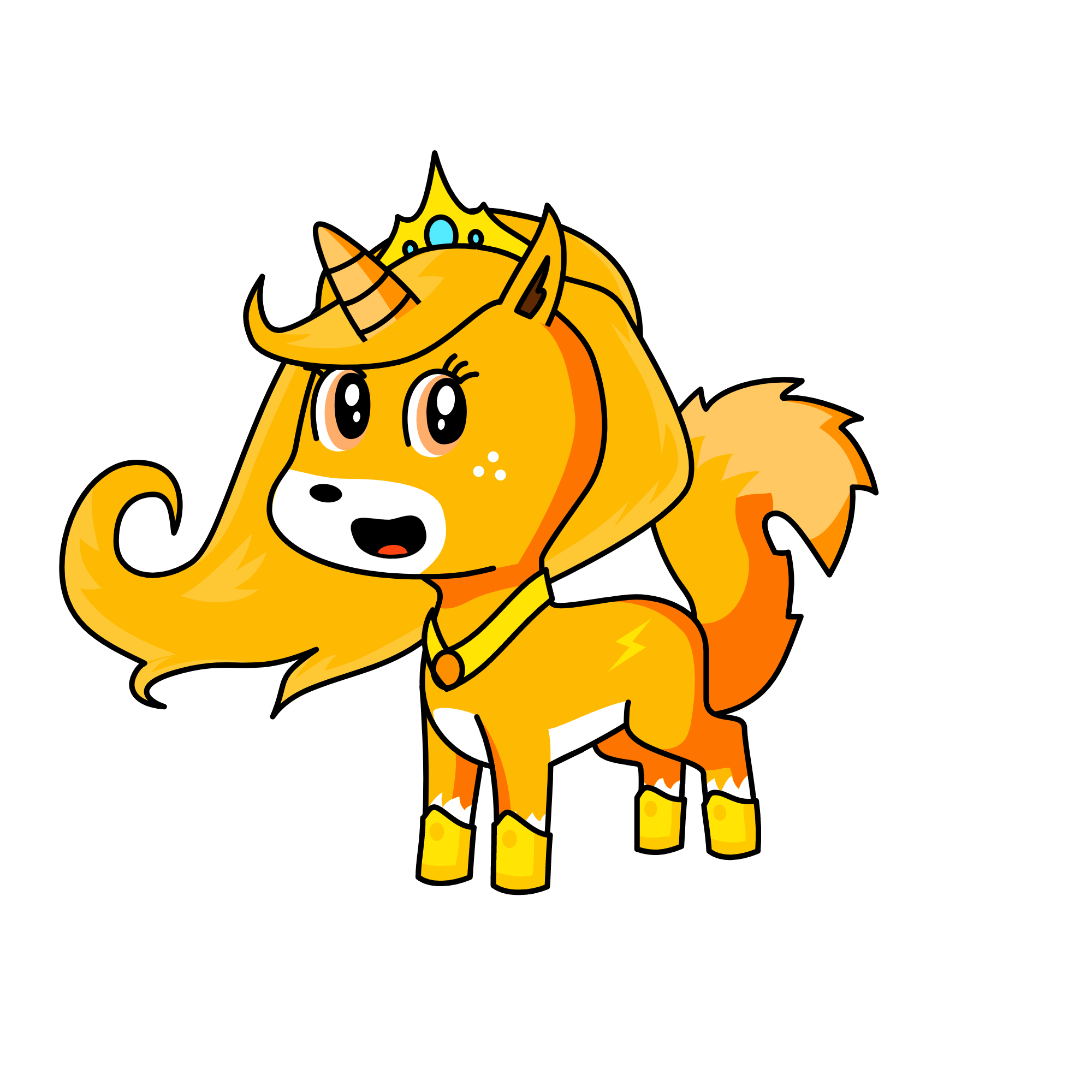 The Last Foxe, the unicorn