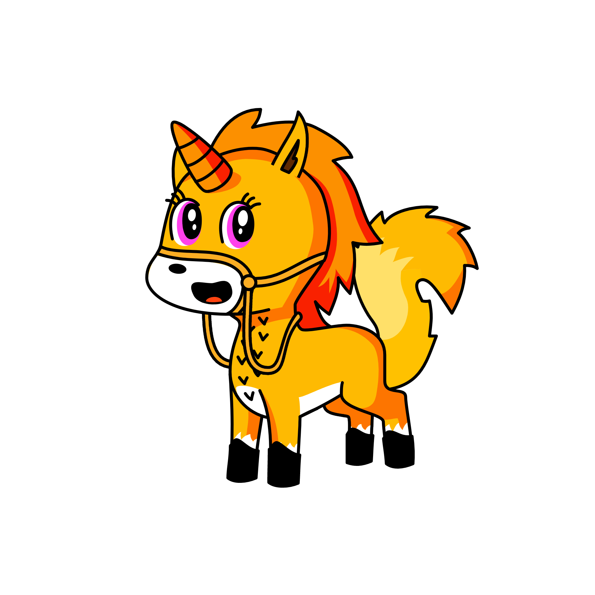 fox, the unicorn