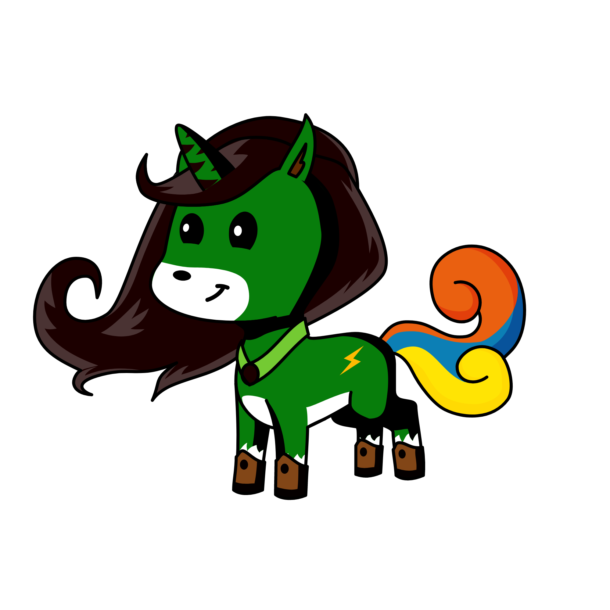 zabby malfoy's horse, the unicorn