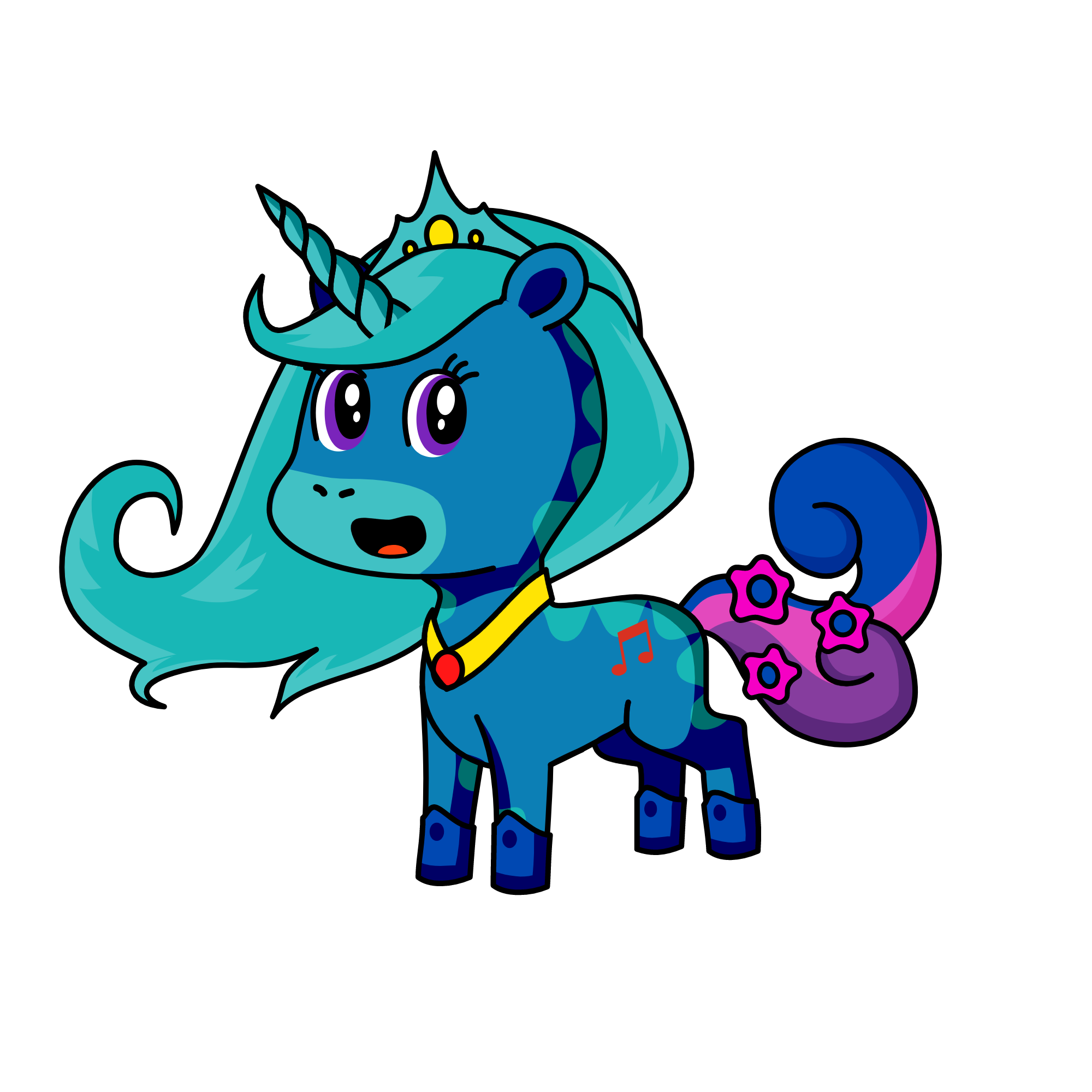 Misty, the unicorn