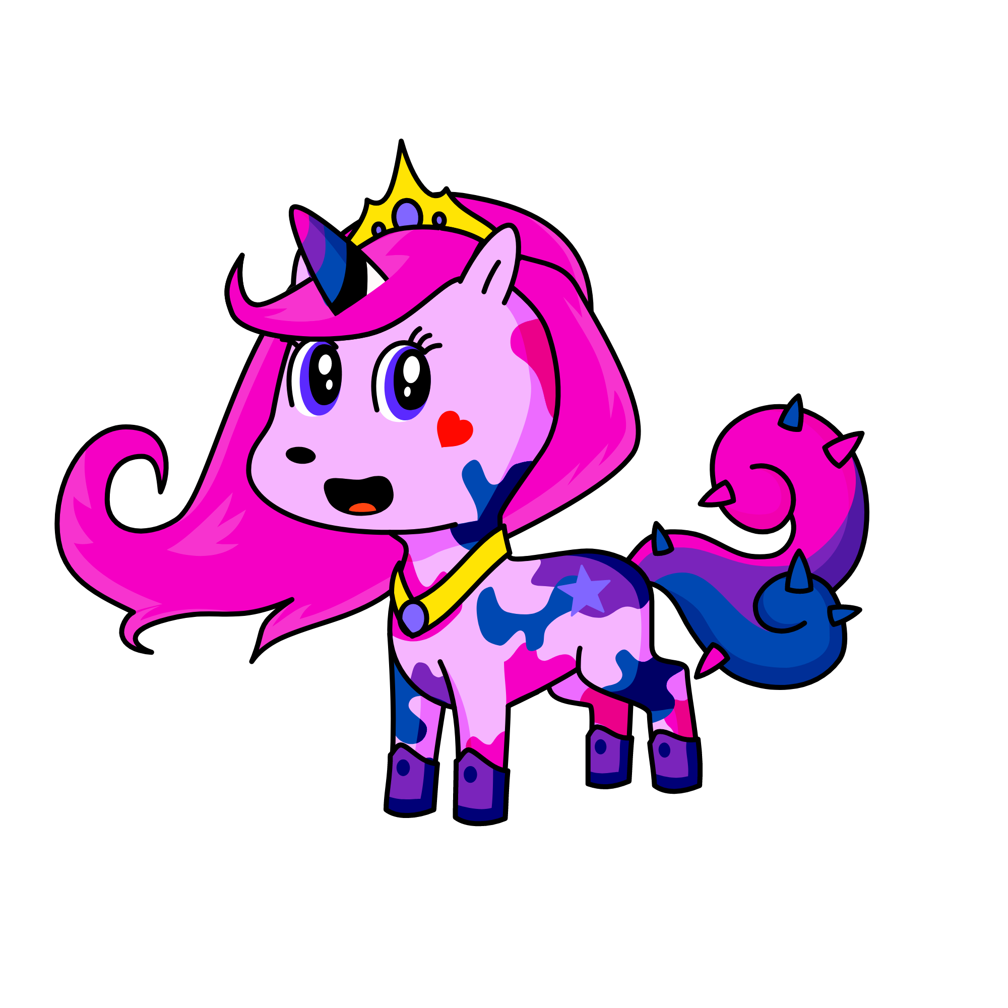 Cassia, the unicorn
