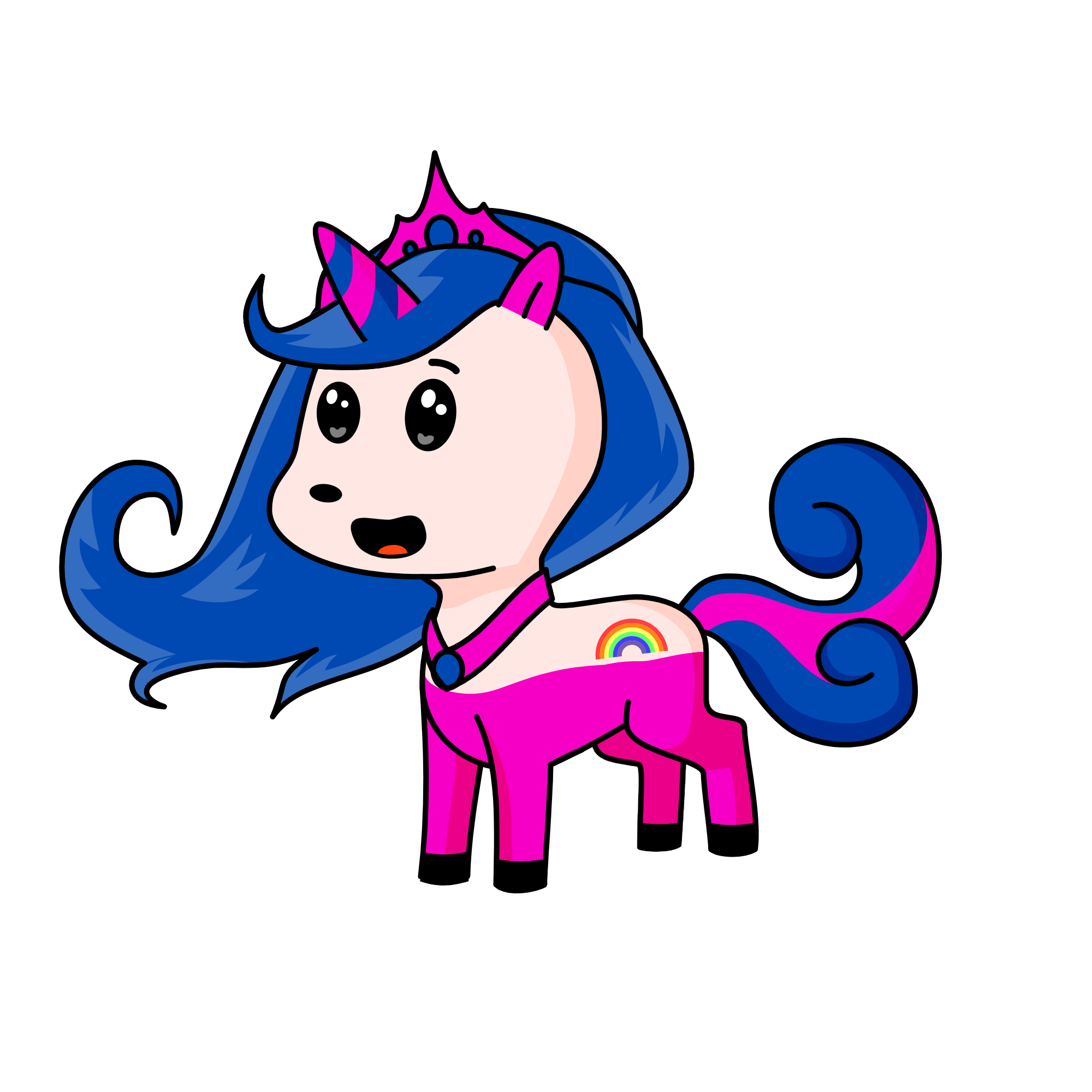 Alayna's Unicorn , the unicorn