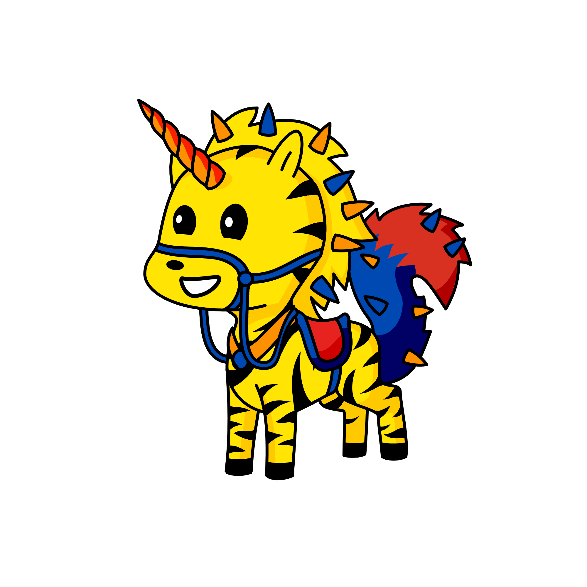 Zebra, the unicorn