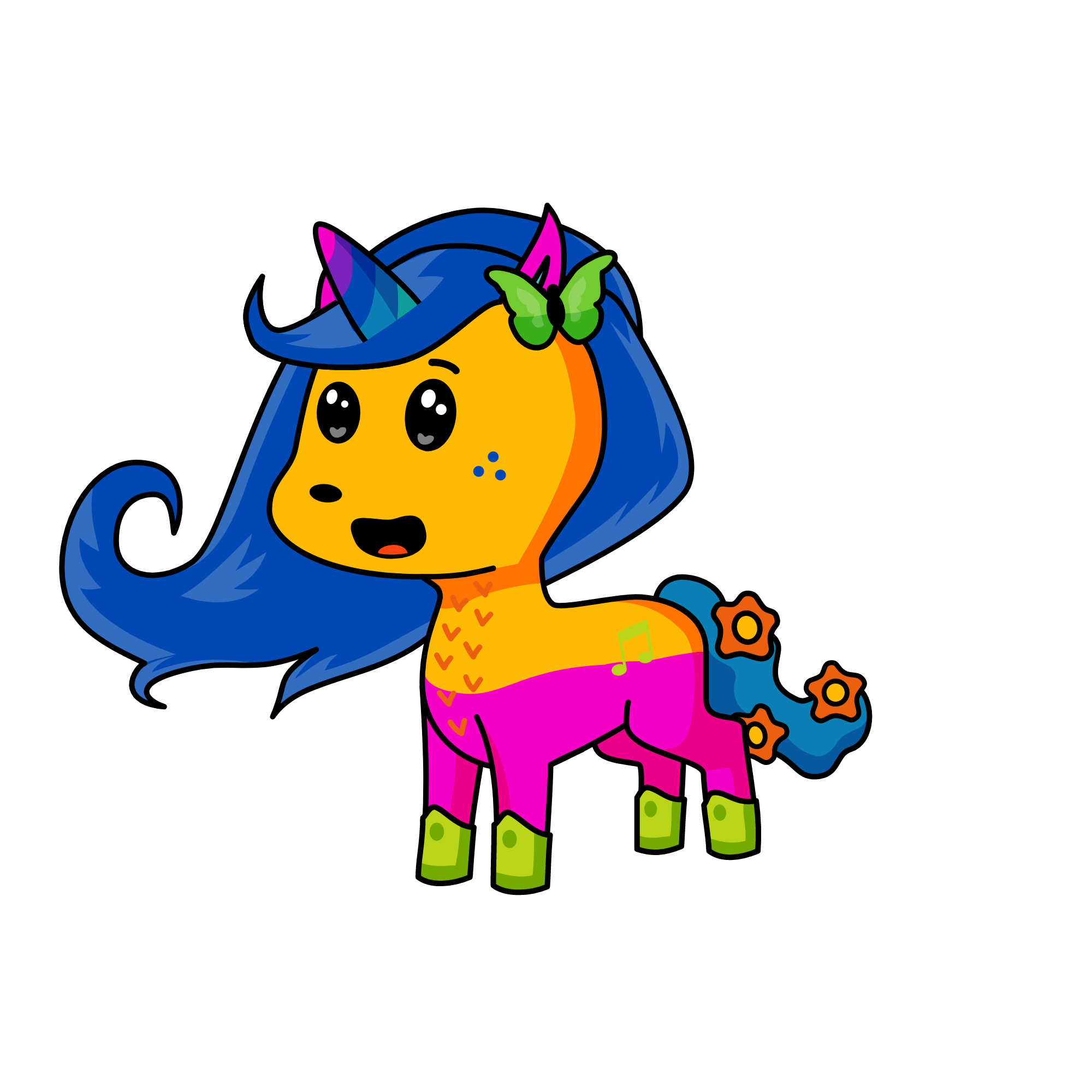 Amelia, the unicorn
