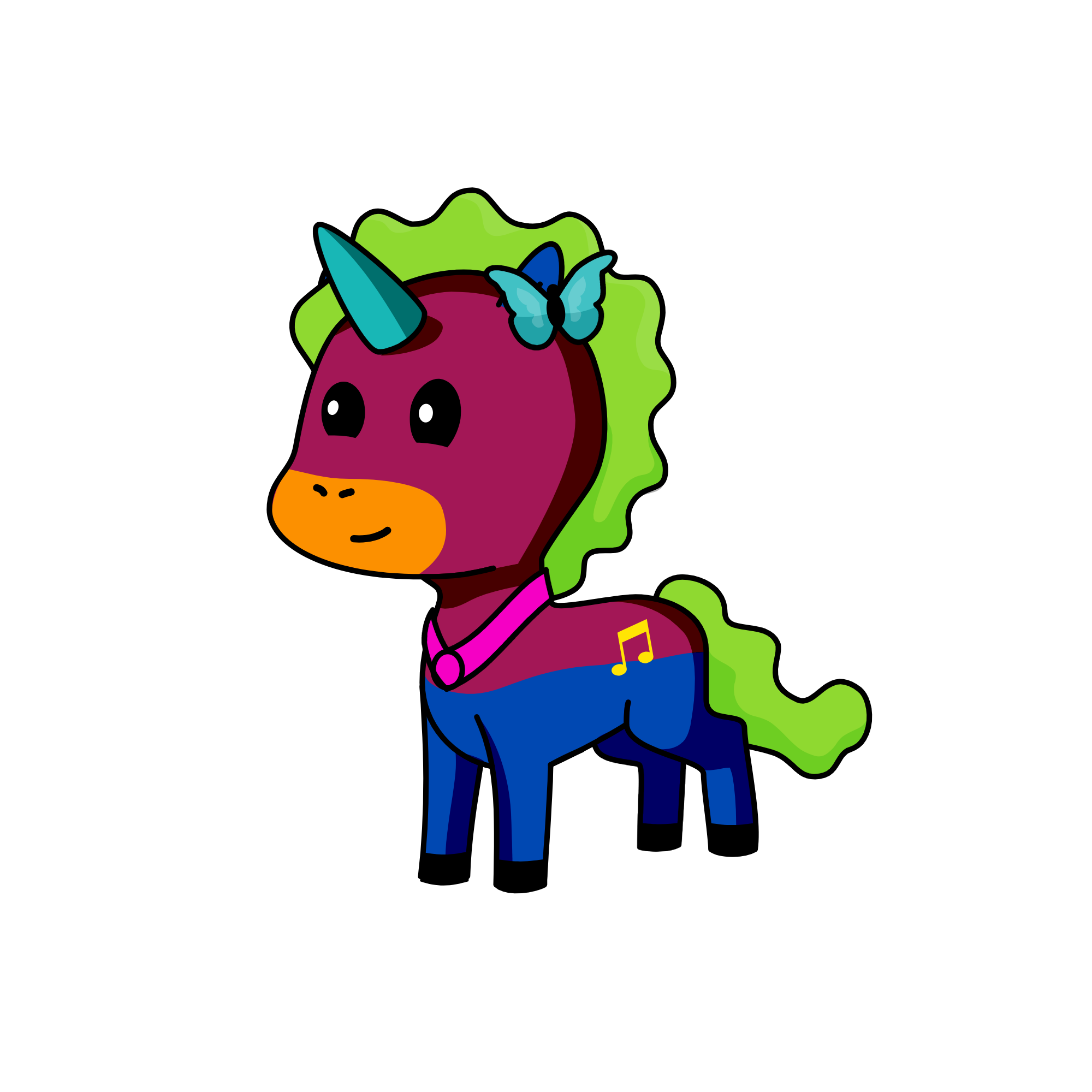 Harper, the unicorn