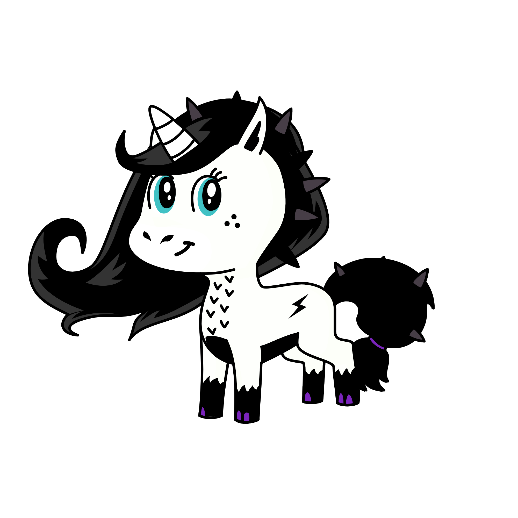 Uni do mal, the unicorn