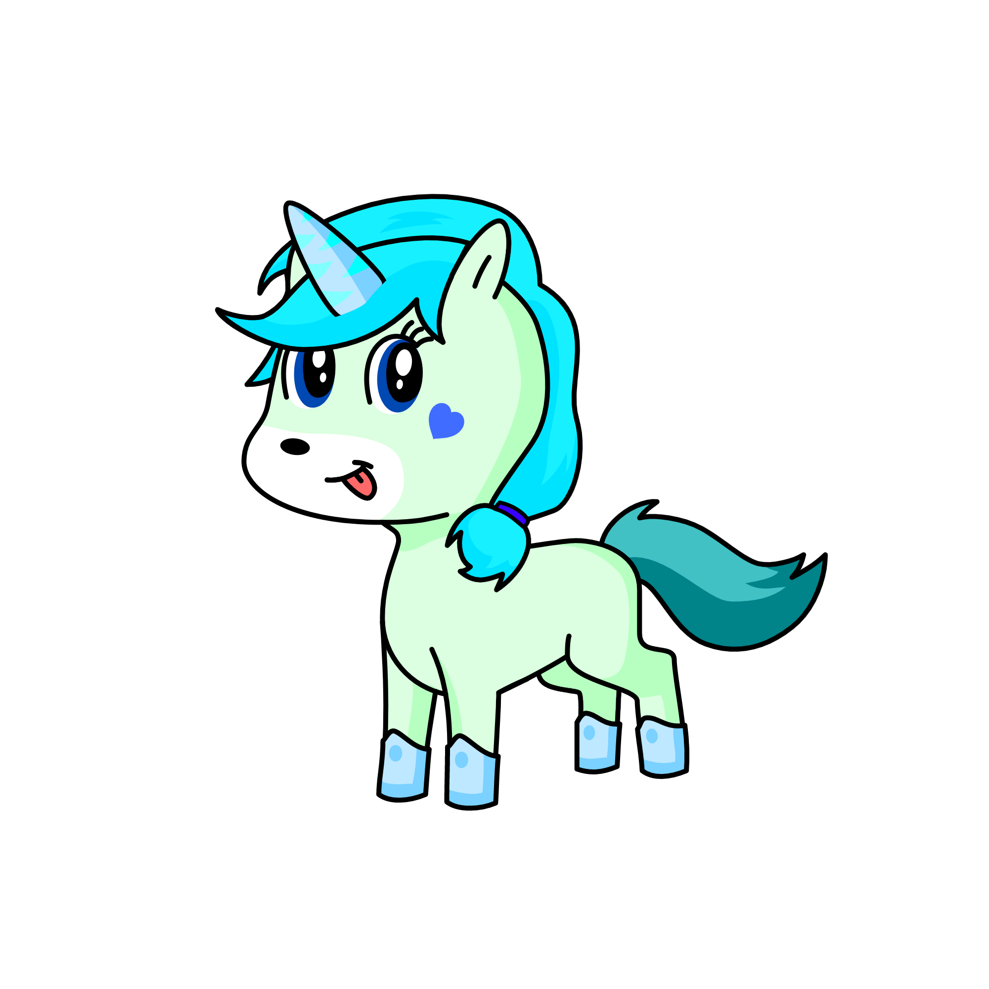 snow, the unicorn