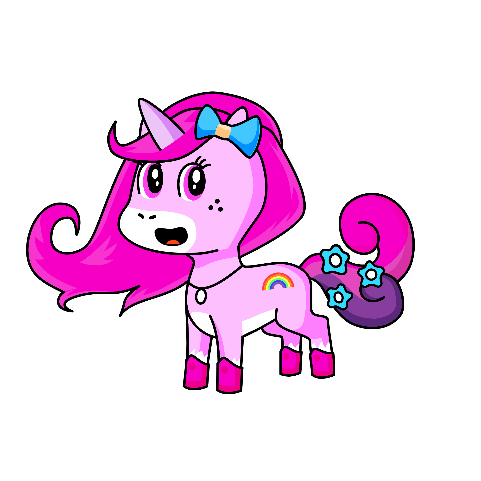 Rissie, the unicorn
