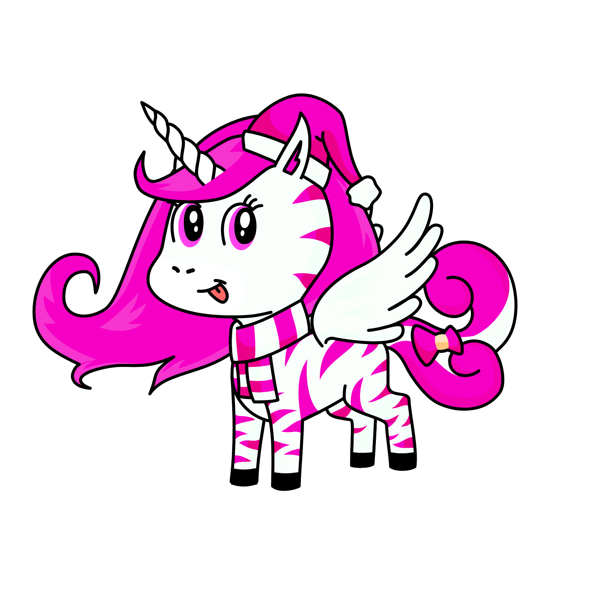 Princess Tulips, the unicorn