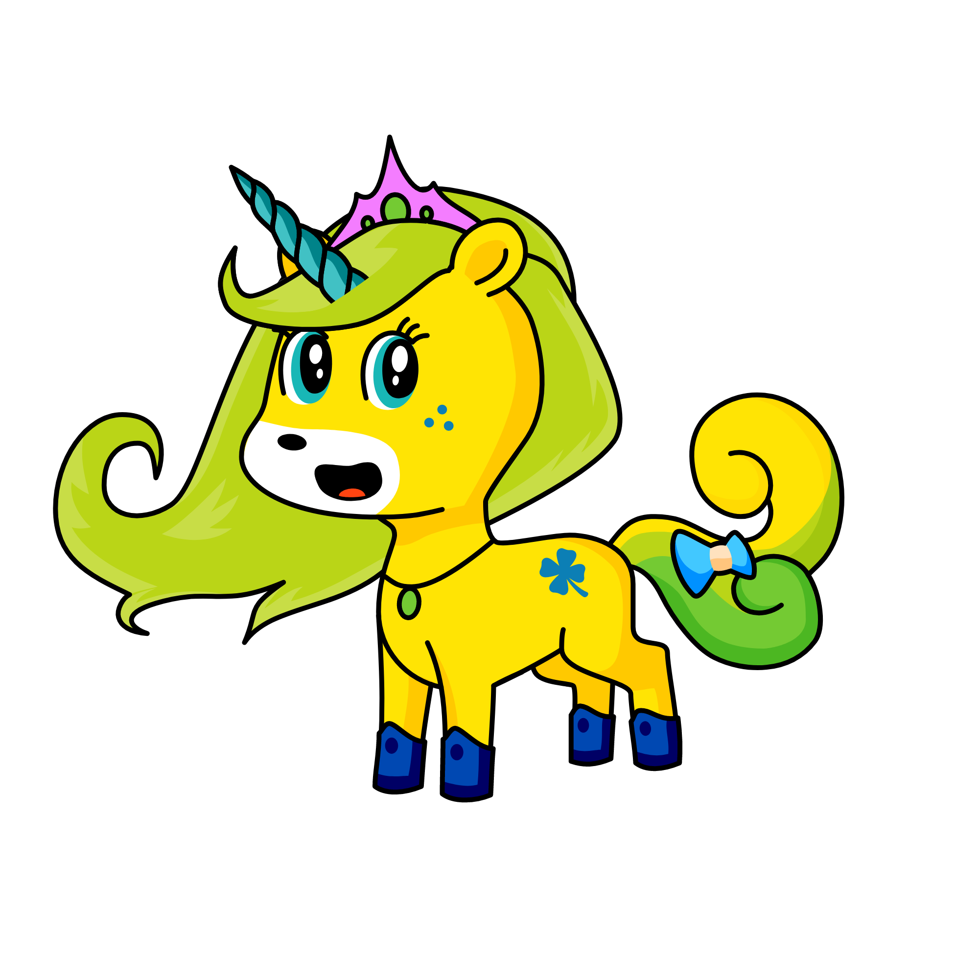 Princess Spring, the unicorn