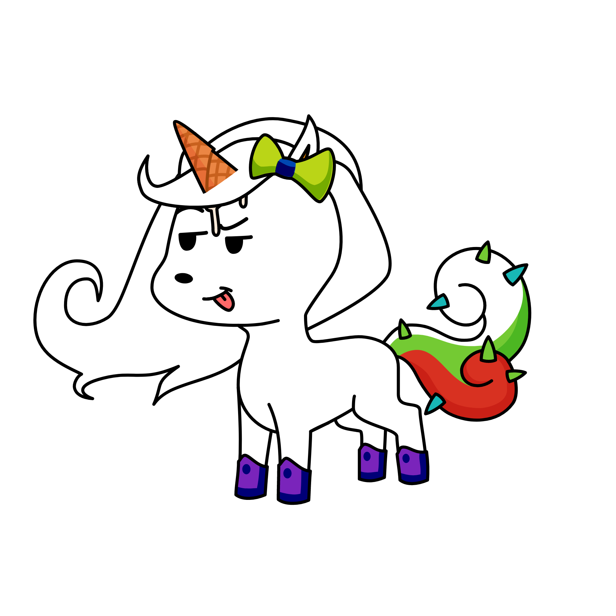x17kBlessingz, the unicorn