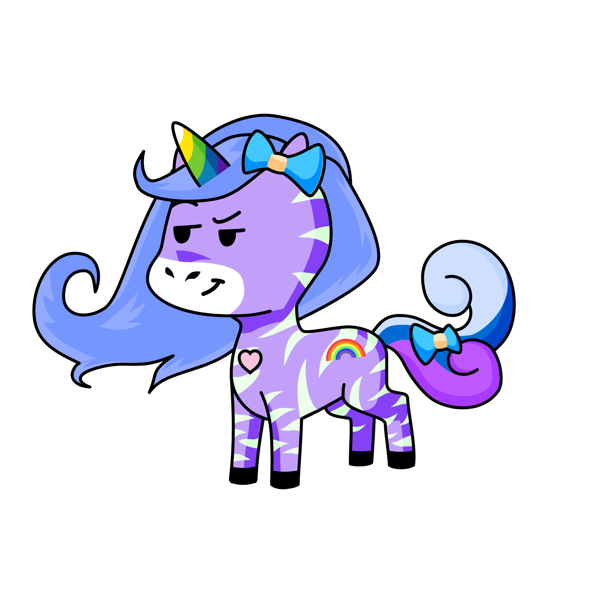 Zebralicious, the unicorn