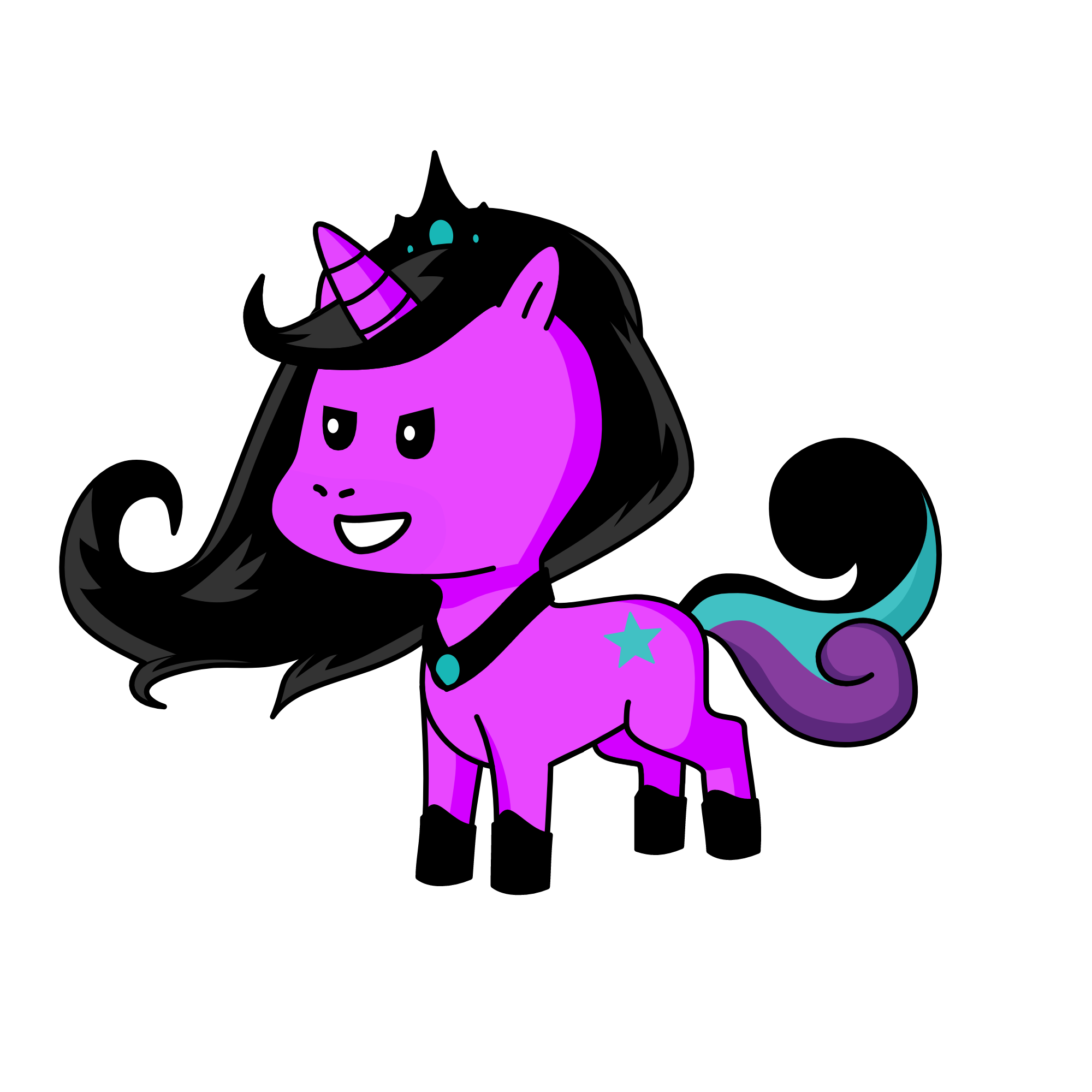 evil twilght, the unicorn
