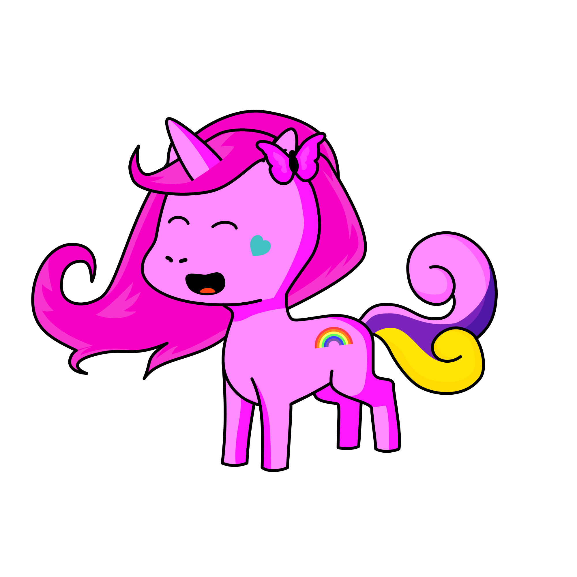 爱心, the unicorn