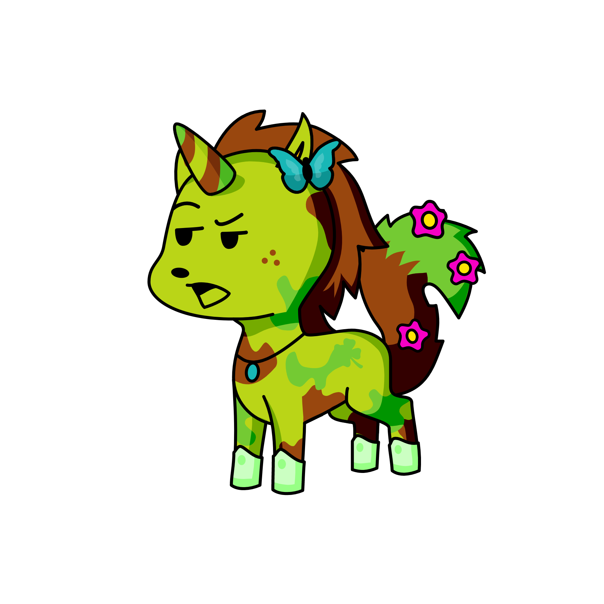 Khahan (nature spirit), the unicorn