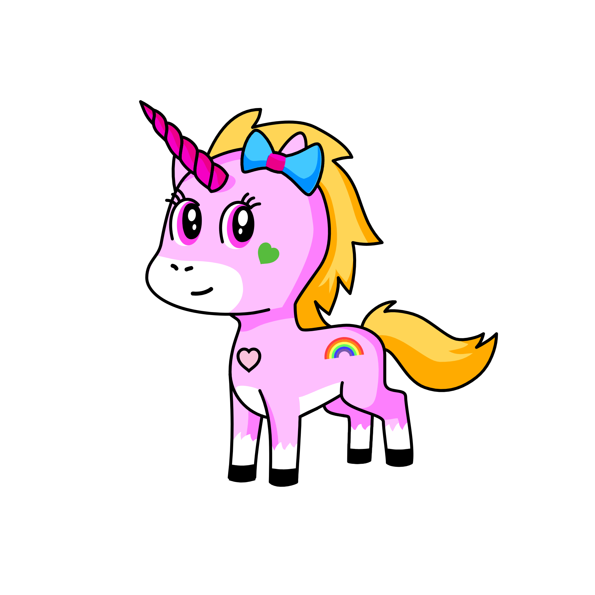 Dania, the unicorn