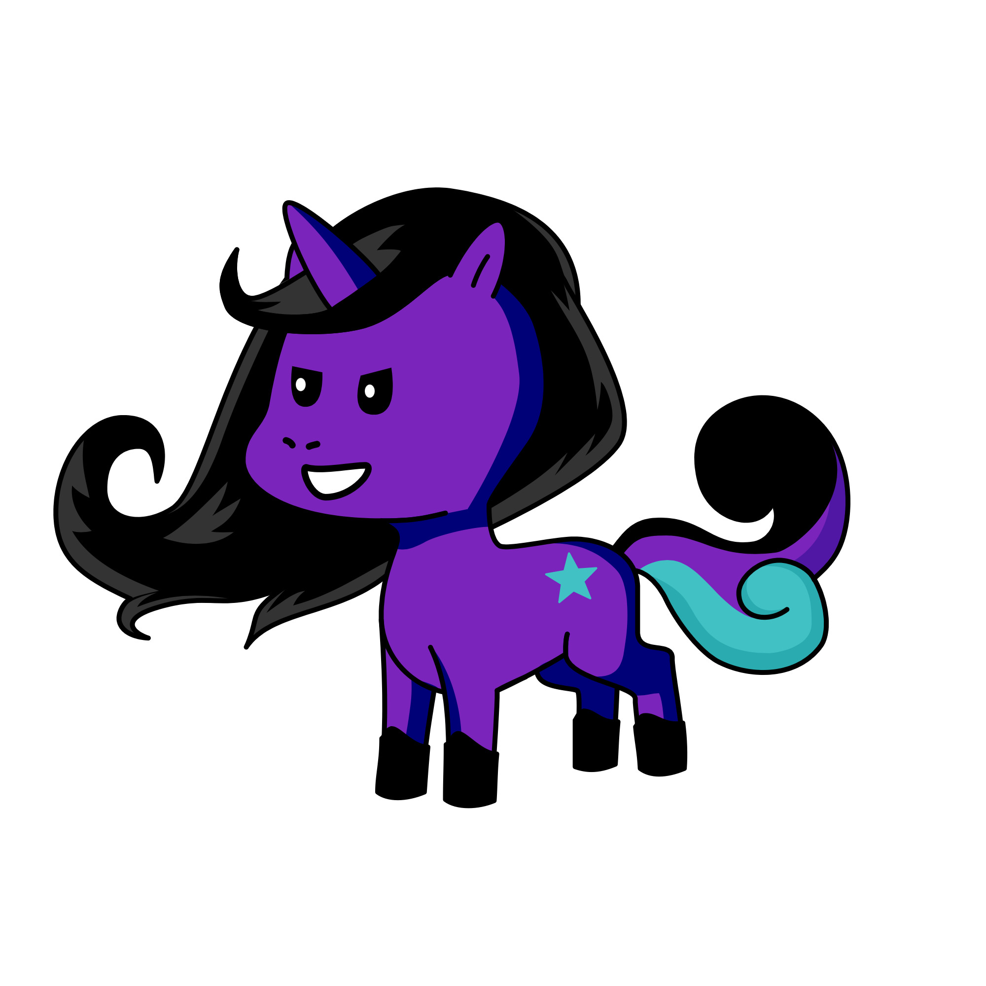 evil twilight , the unicorn