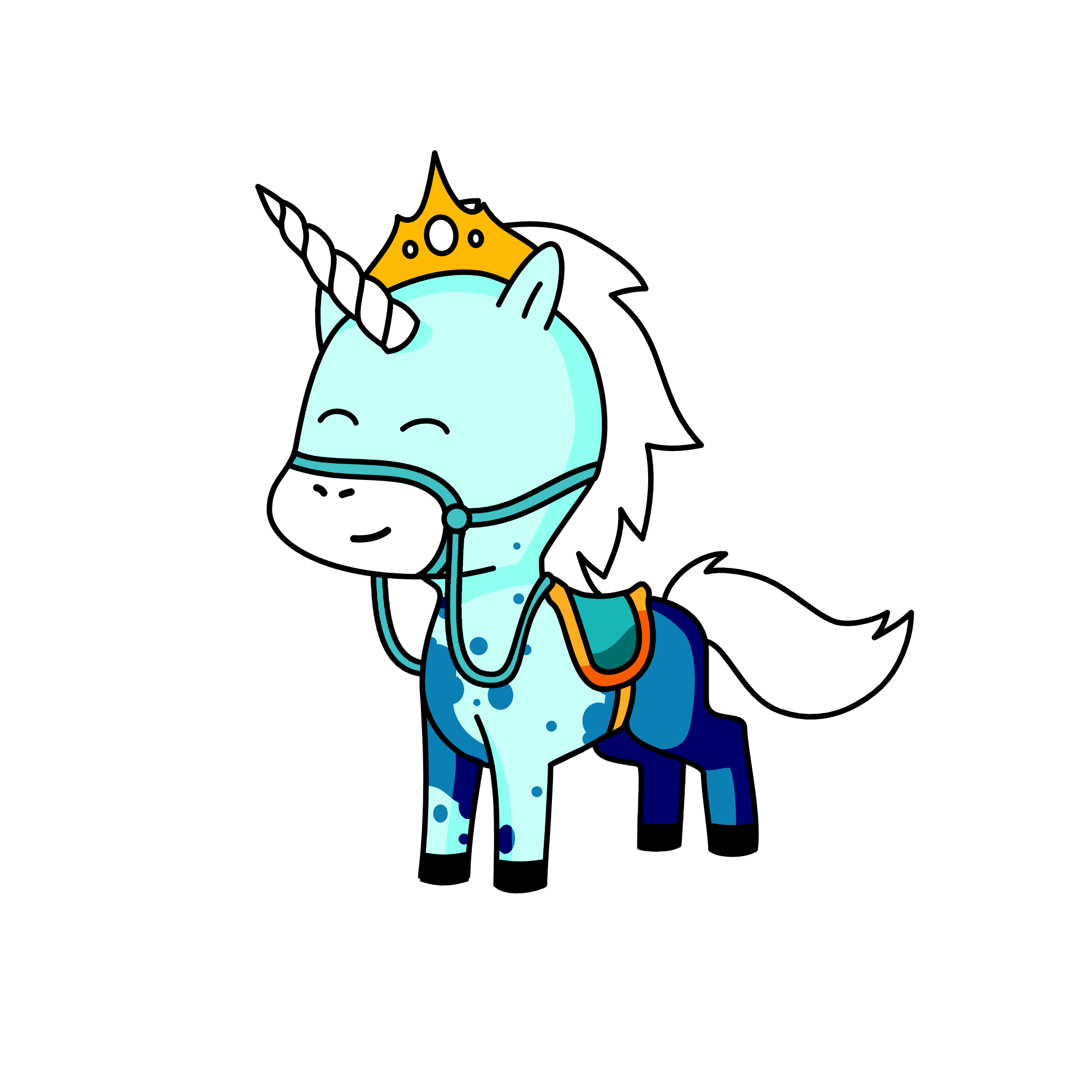 Sparkles, the unicorn