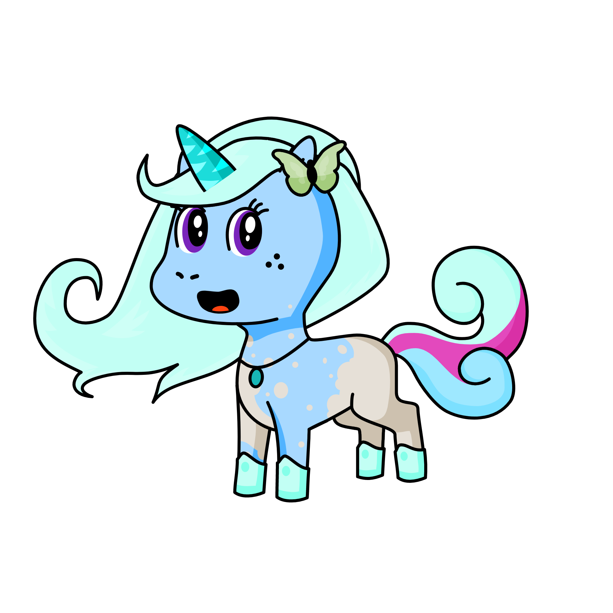 Cream Cake, the unicorn