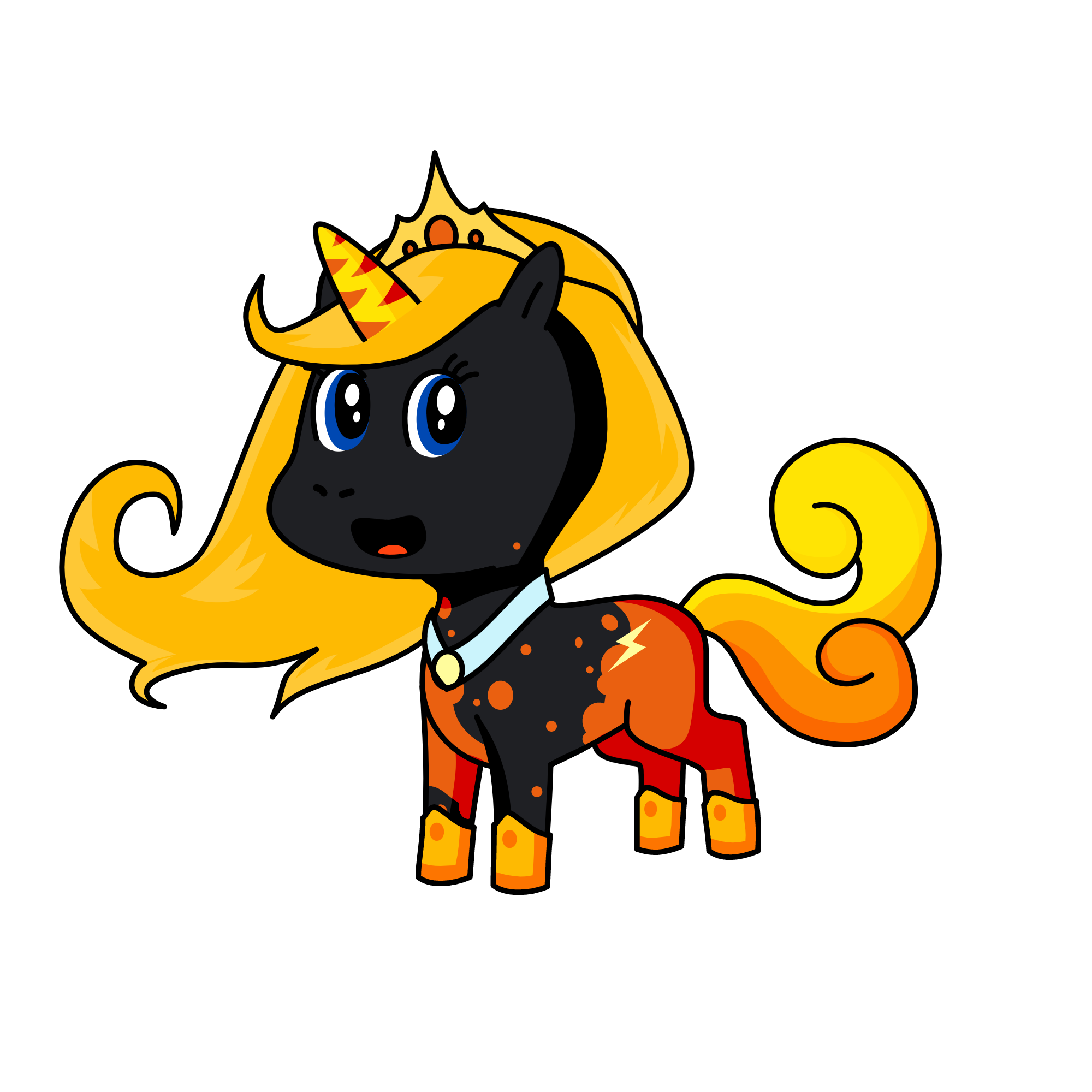 Halloween, the unicorn